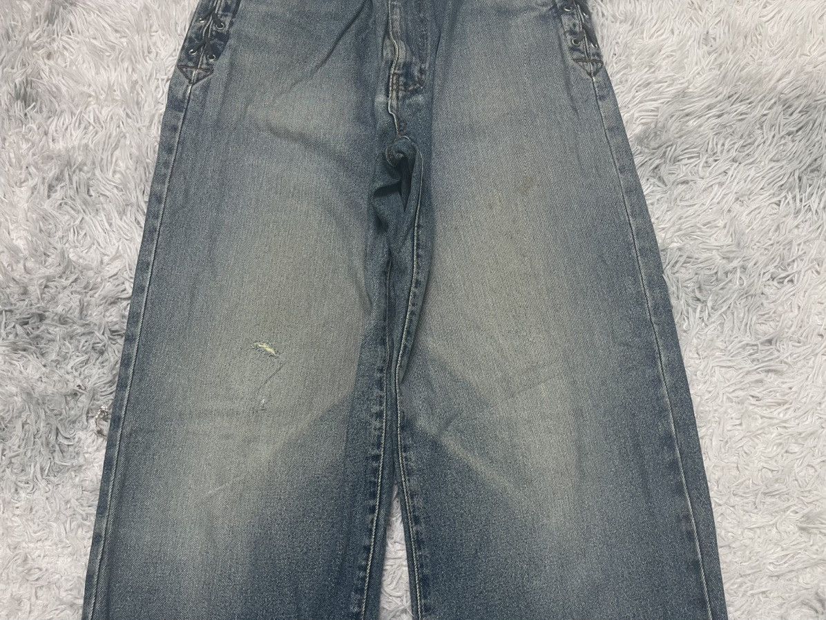 Harley Davidson 90s HARLEY DAVIDSON DENIM JEANS RARE DESIGN Size US 32 / EU 48 - 5 Thumbnail