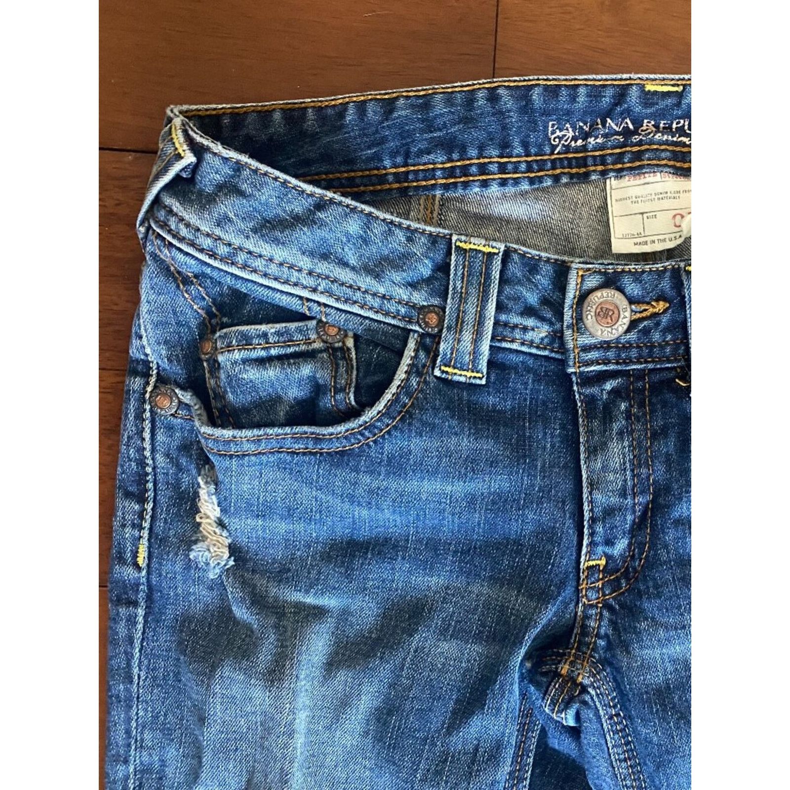 Banana Republic Banana Republic Premium Denim Stretch Jeans Petite size O Size 25" / US 0 / IT 36 - 4 Thumbnail