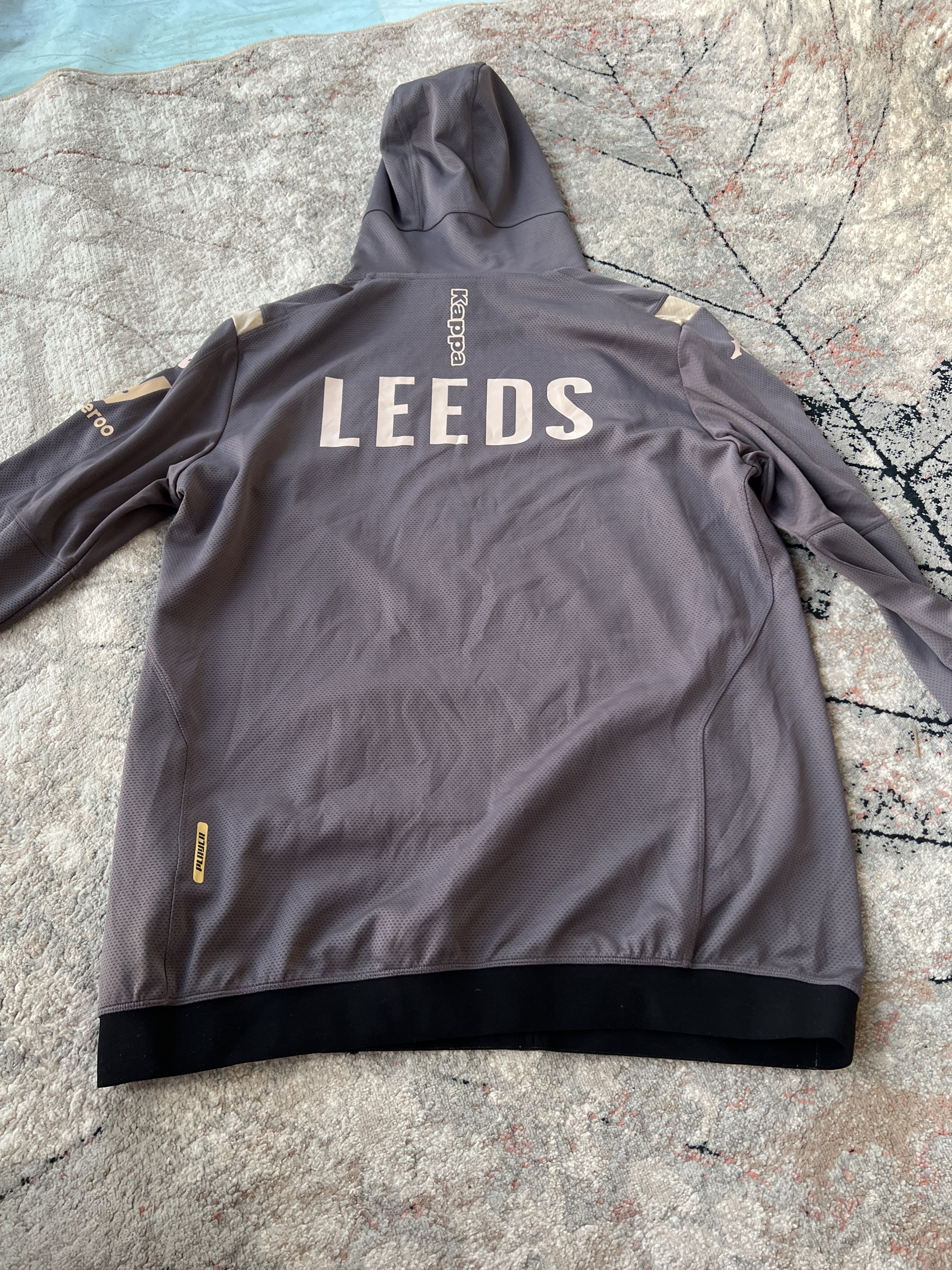Kappa Kappa Leeds United Football Hoodie Size US XXL / EU 58 / 5 - 8 Thumbnail
