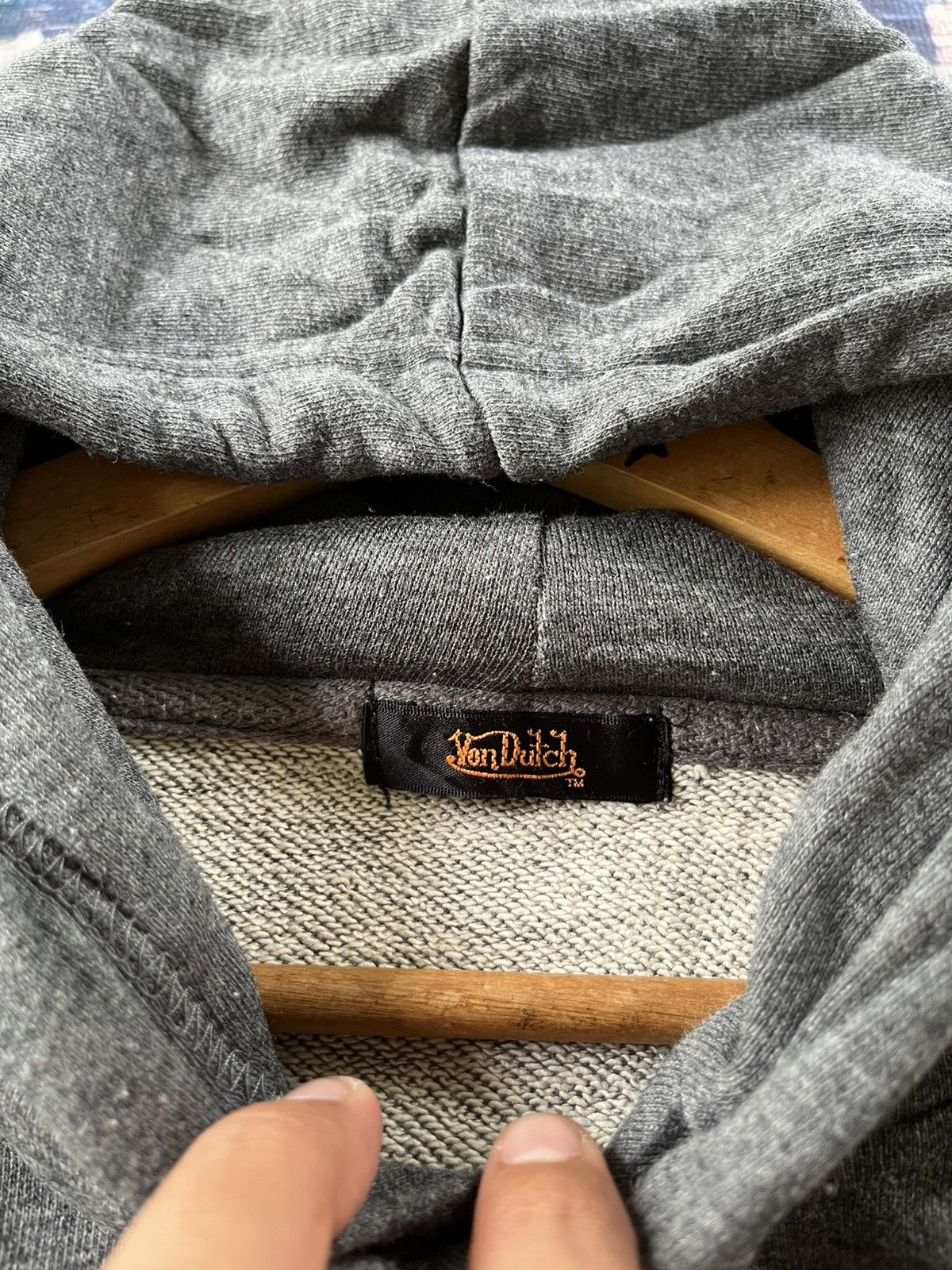 If Six Was Nine × Von Dutch 🔥Von Dutch Side Logo Rayon Hoodie Size US L / EU 52-54 / 3 - 3 Thumbnail