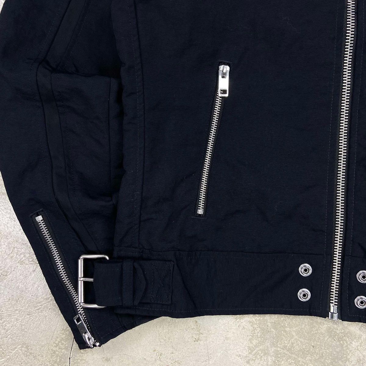 Diesel Nylon Biker Jacket Size US M / EU 48-50 / 2 - 2 Thumbnail