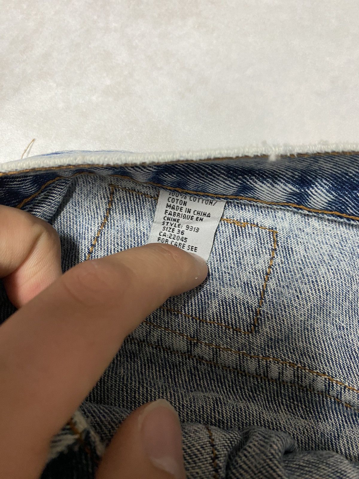 Japanese Brand × Vintage Crazy Vintage Texx Streetwear Y2K 2000’s Cargo Jeans (34x26) Size US 36 / EU 52 - 5 Thumbnail