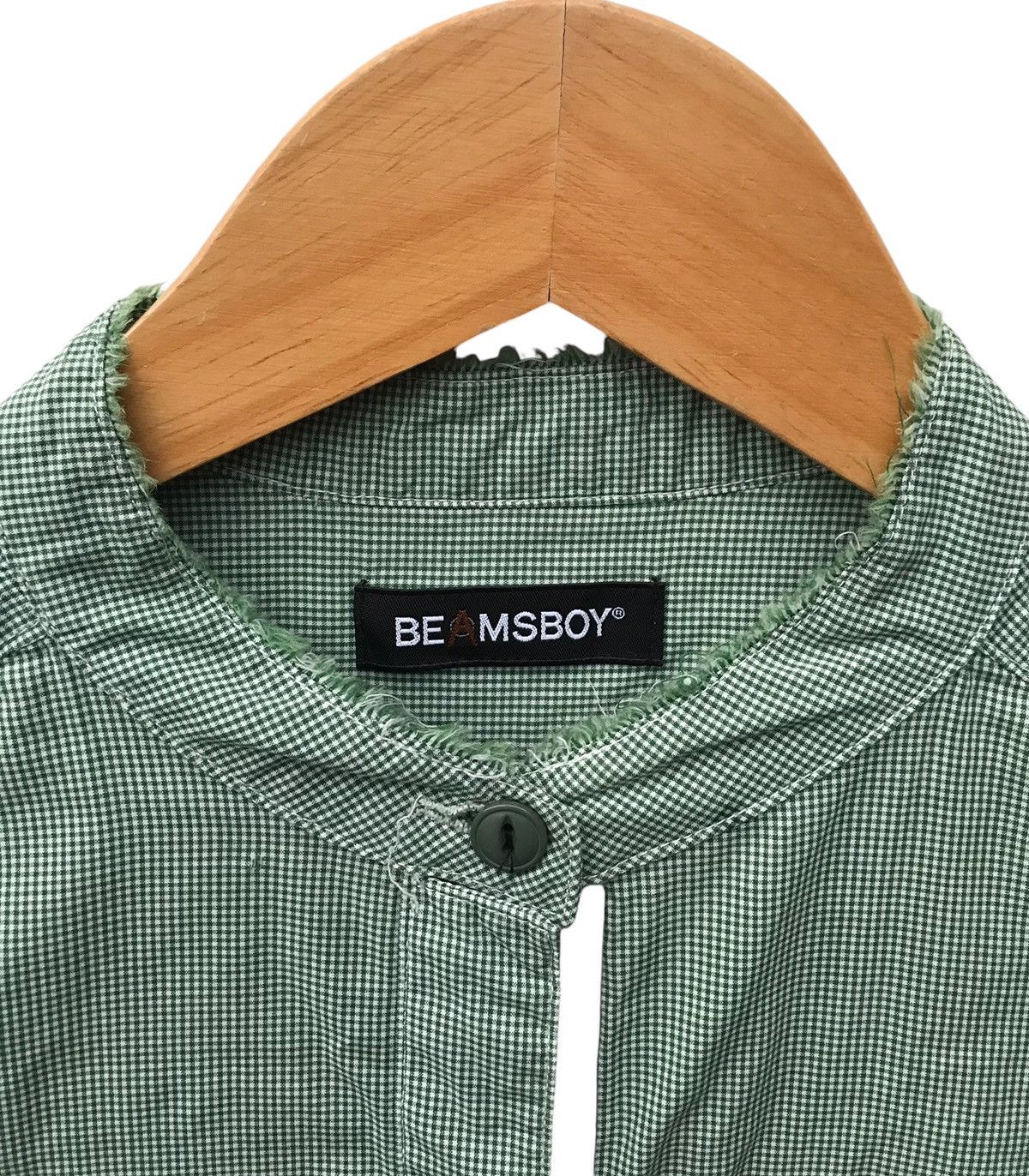 Beams Plus Beamsboy Women Button Ups Mandarin Collar Dress Blouses Size M / US 6-8 / IT 42-44 - 2 Thumbnail