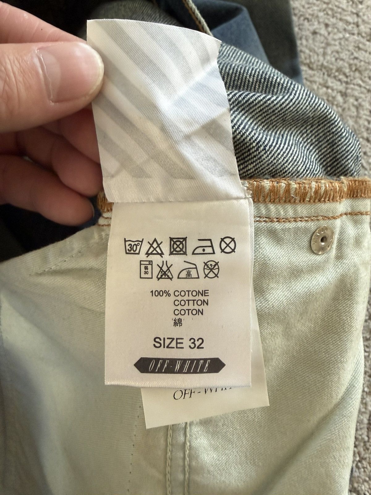 Off-White OffWhite Denim Jeans Size US 32 / EU 48 - 4 Thumbnail