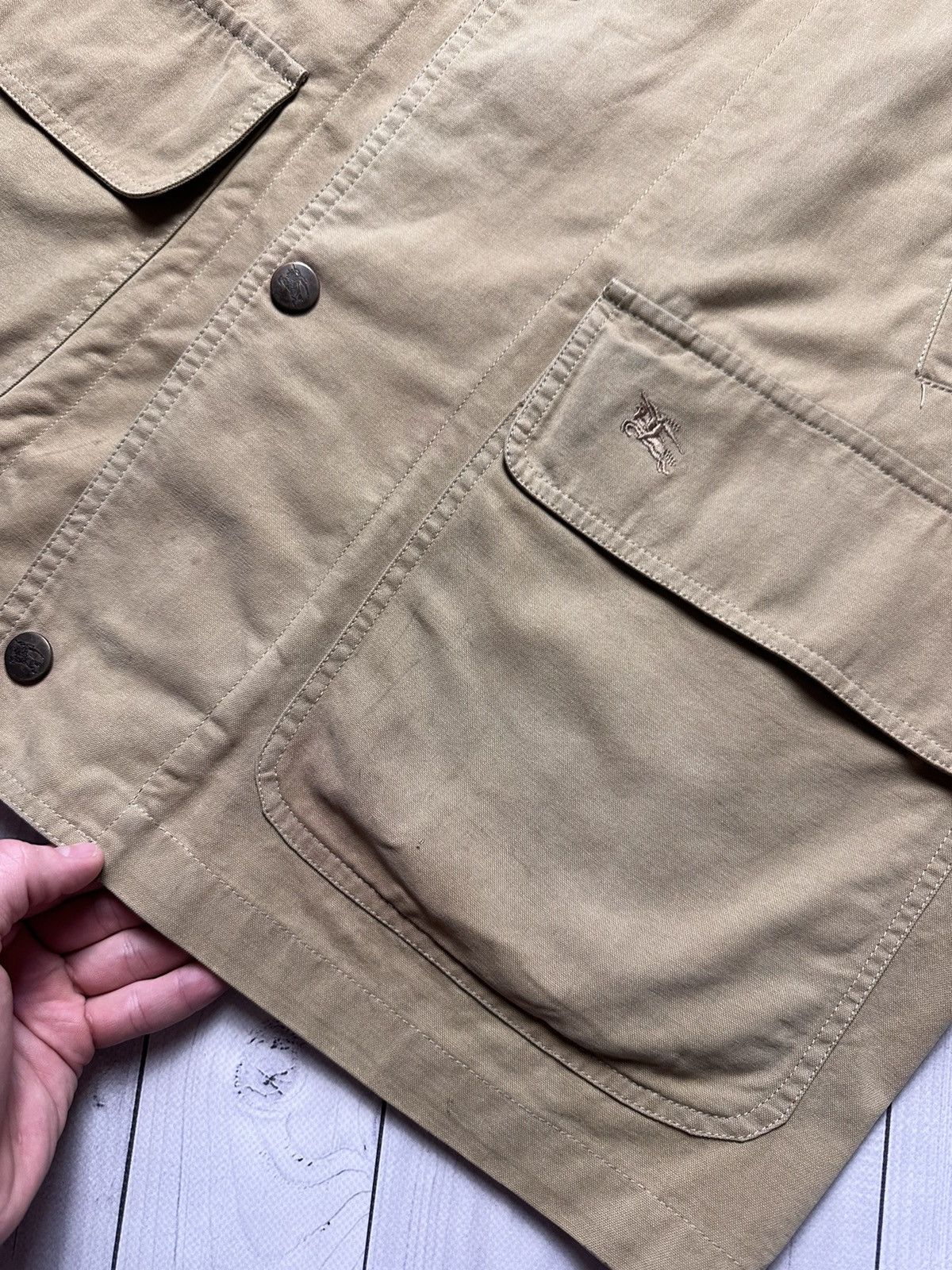 Burberry × Vintage Vintage Burberrys jacket coat size L logo rare Size US L / EU 52-54 / 3 - 4 Thumbnail