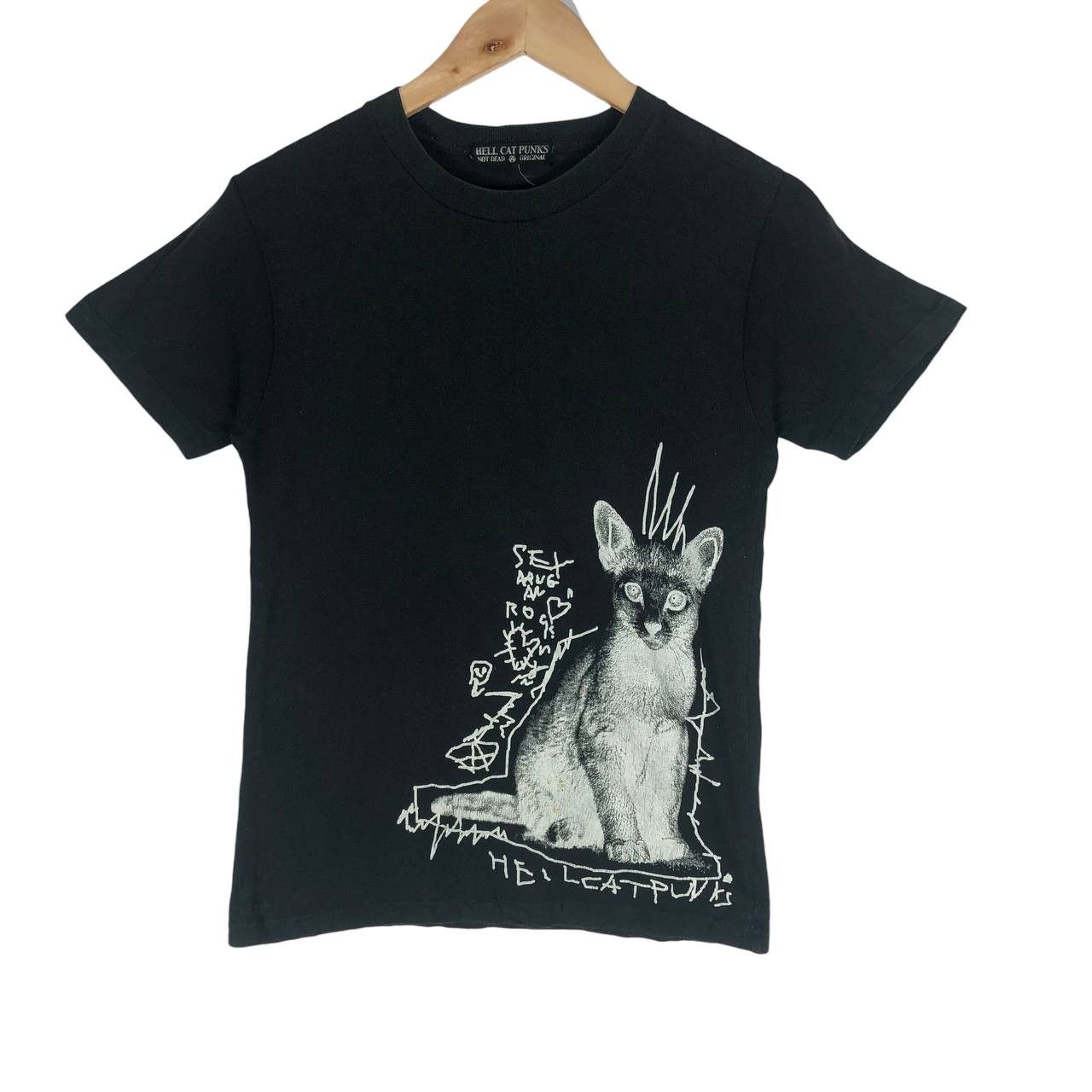 Japanese Brand × Seditionaries × Vintage Vintage Hell Cat Punks Japanese Brand T-shirt Size US S / EU 44-46 / 1 - 1 Thumbnail