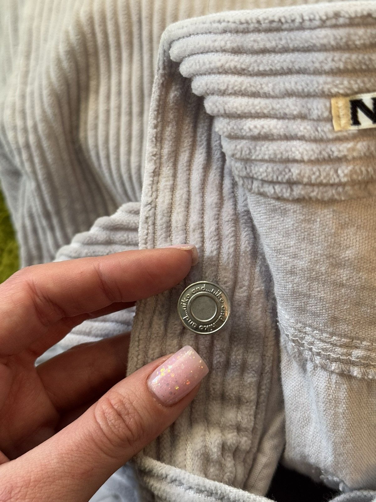 Designer × Japanese Brand 🇯🇵 Niko And… Japanese wide leg corduroy pants Y2K Size 27" / US 4 / IT 40 - 7 Thumbnail