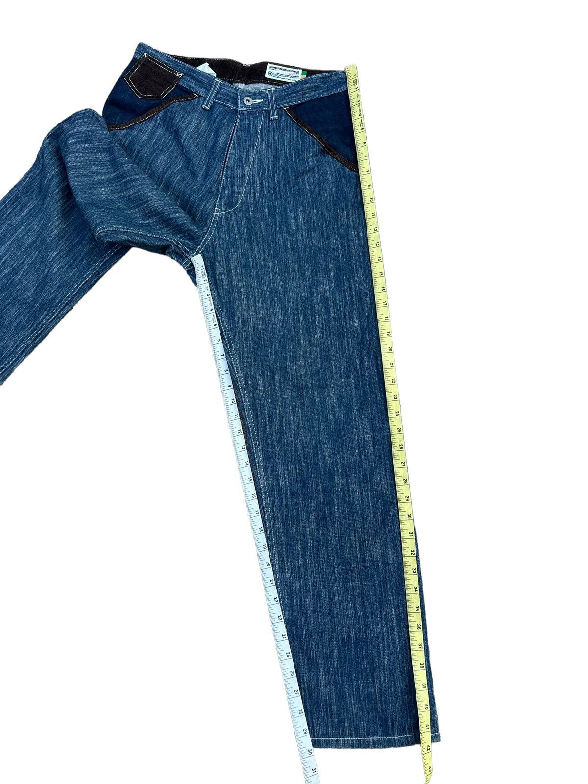 Vintage Vintage Scanner Fundamental Products Japan Blue Denim Jeans Size US 32 / EU 48 - 5 Thumbnail