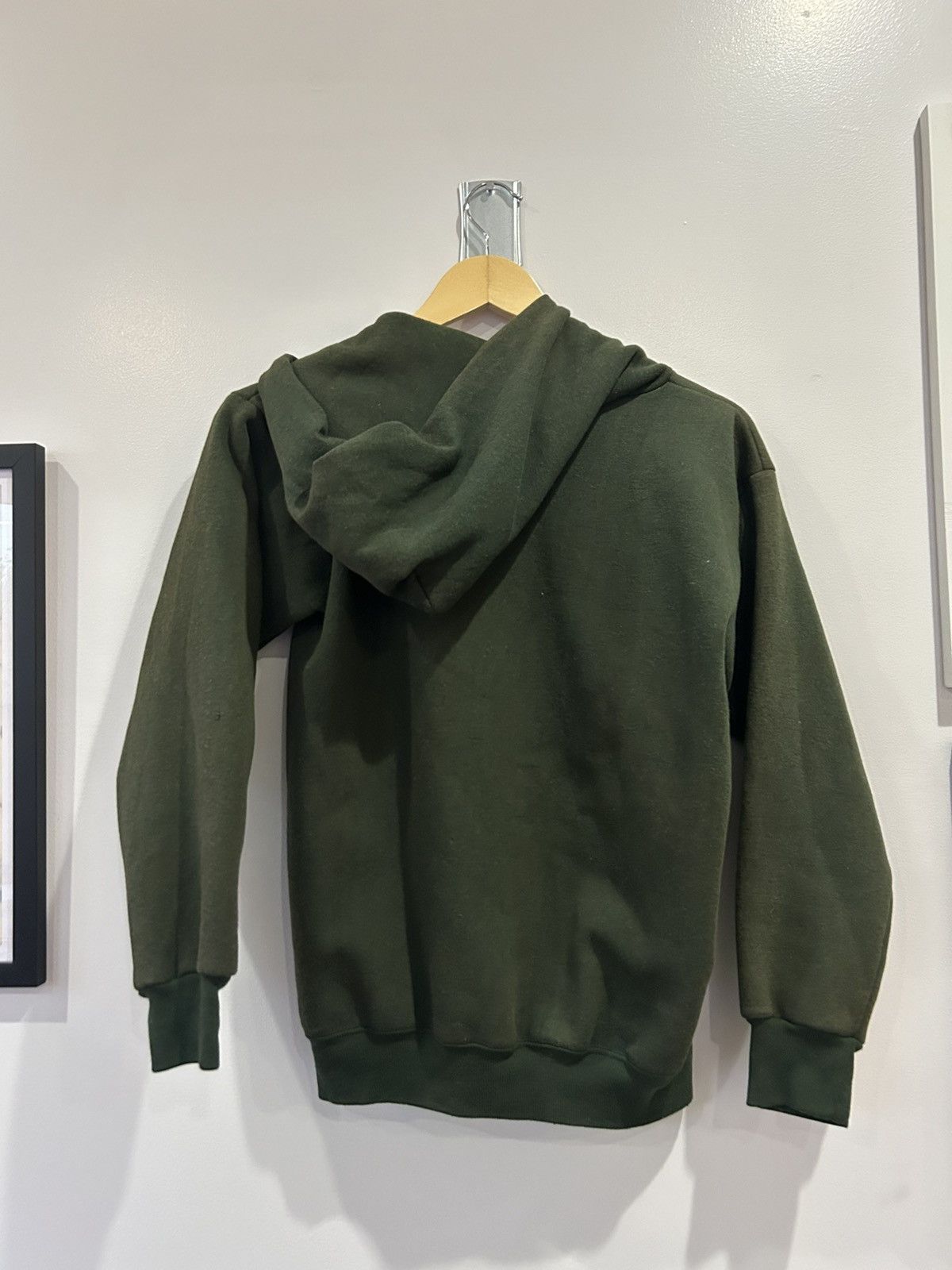 Vintage Vintage 60s 70s Pine Green Zip Sweatshirt Size US XS / EU 42 / 0 - 3 Thumbnail