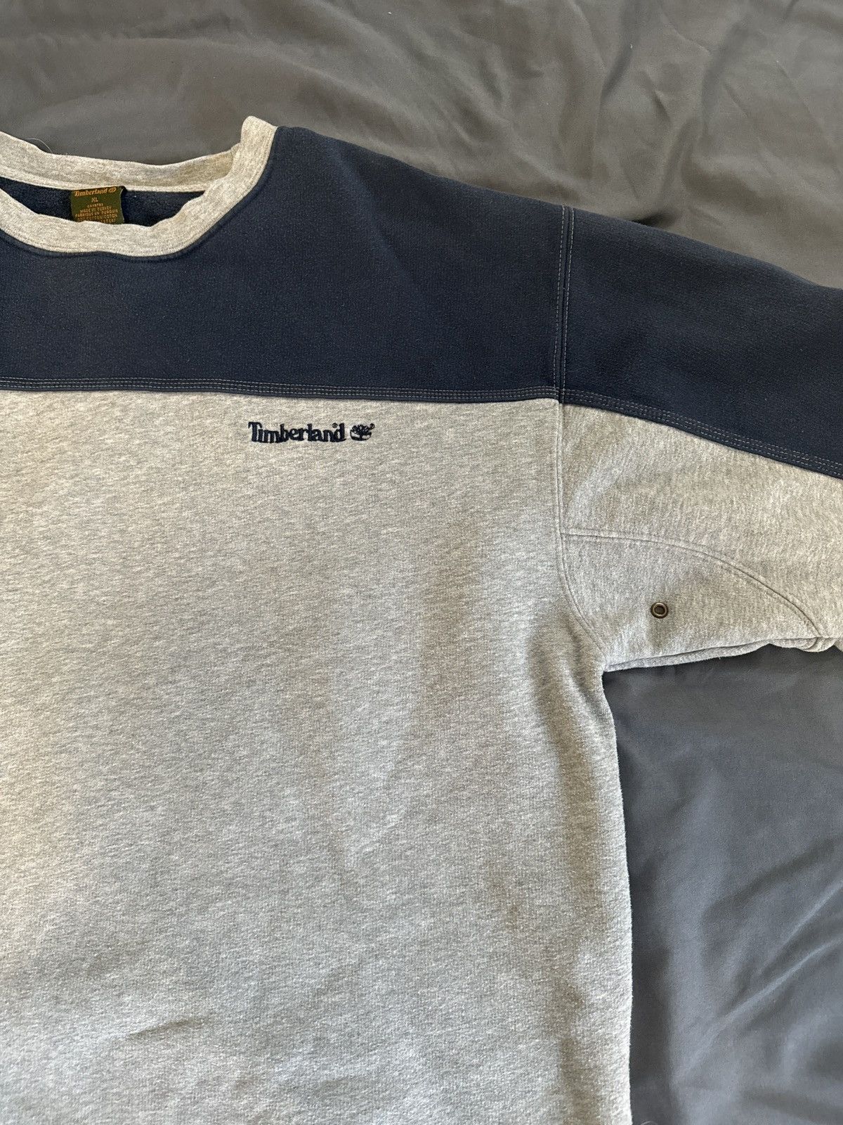 Timberland VINTAGE TIMBERLAND FADED WASHED EMBROIRED BOXY LOGO CREWNECK Size US XL / EU 56 / 4 - 2 Thumbnail