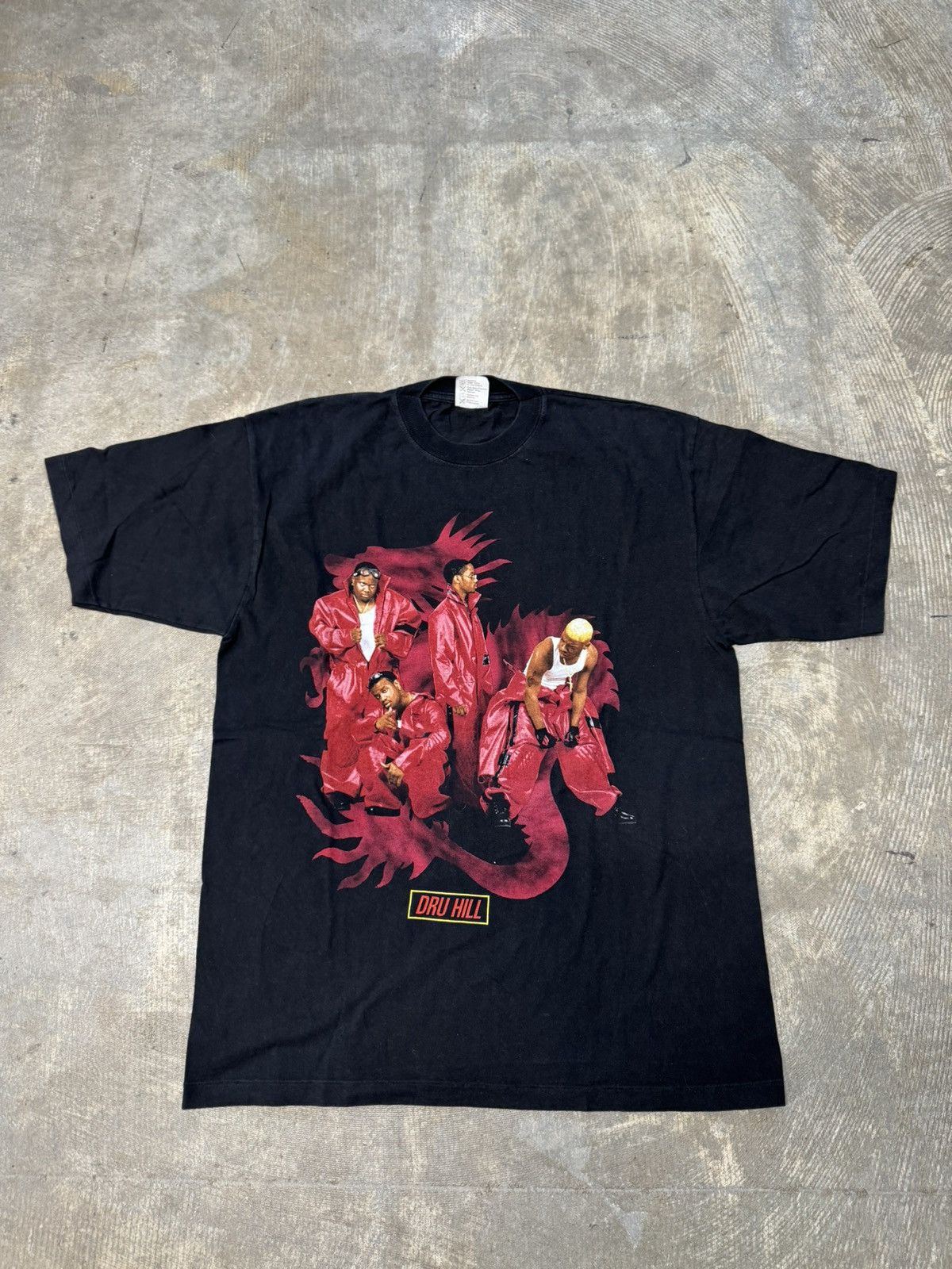 Rap Tees × Vintage Vintage 90s 1990s Dru Hill Enter The Dru Album Promo T-Shirt Size US XL / EU 56 / 4 - 2 Thumbnail