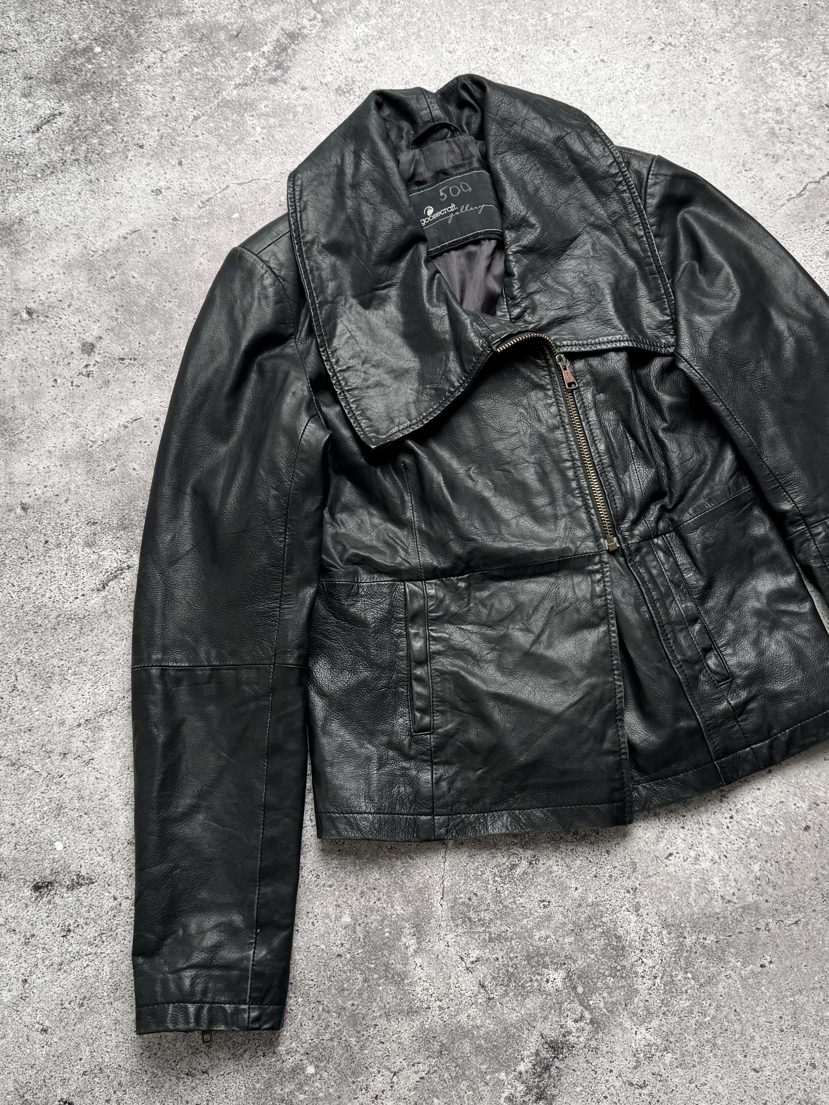 Vintage Vintage Cropped Leather C2(V479) Size S / US 4 / IT 40 - 2 Thumbnail