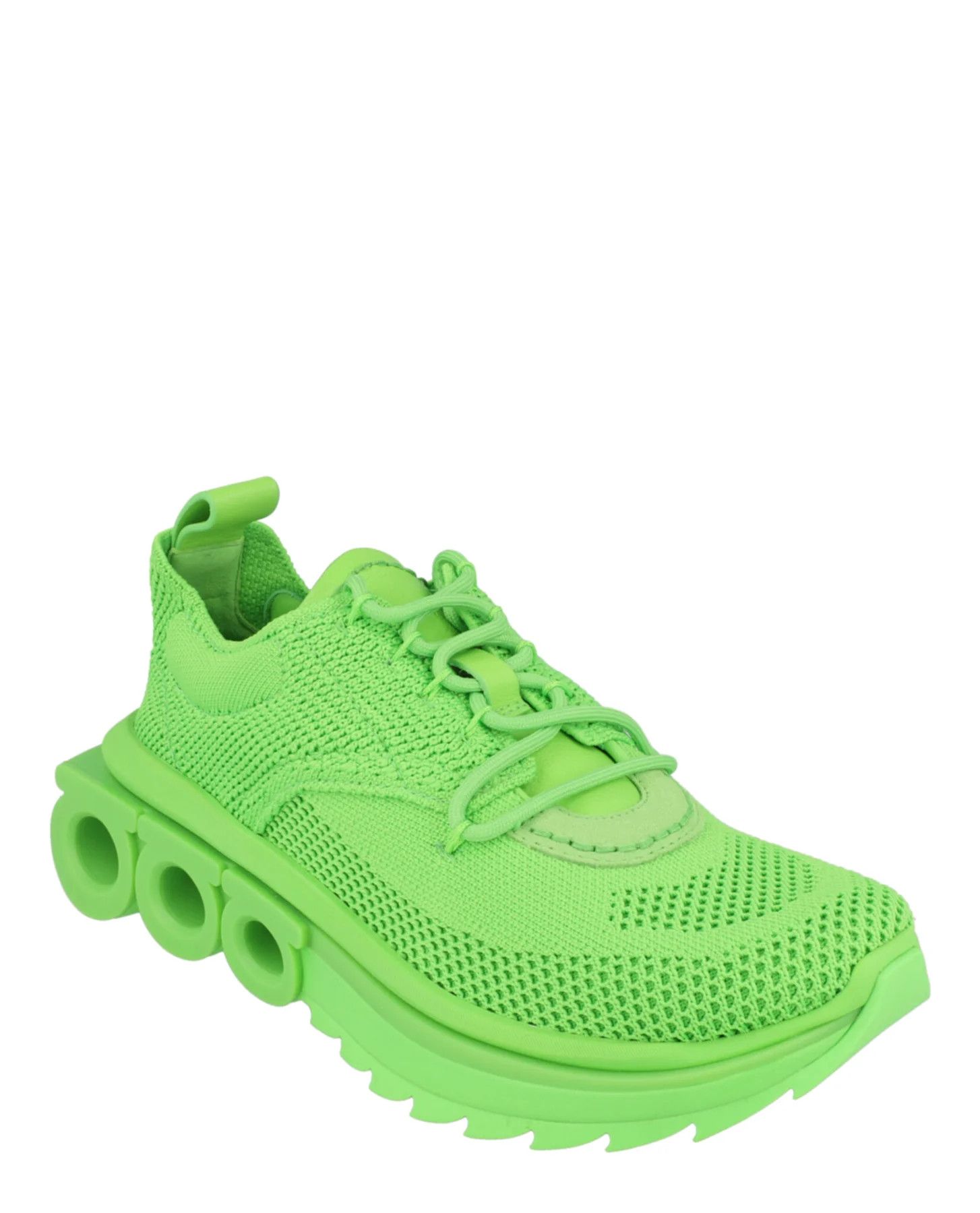 Salvatore Ferragamo o1y0426 Low-Top Sneakers in Green Size US 4.5 / IT 34.5 - 2 Thumbnail