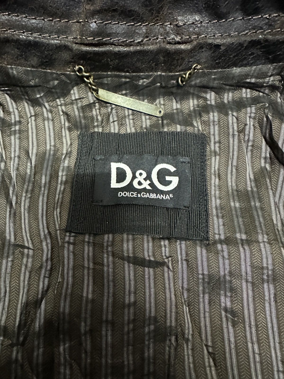 Dolce & Gabbana Vintage Dolce & Gabbana Leather Blouson Jacket Size US L / EU 52-54 / 3 - 12 Thumbnail