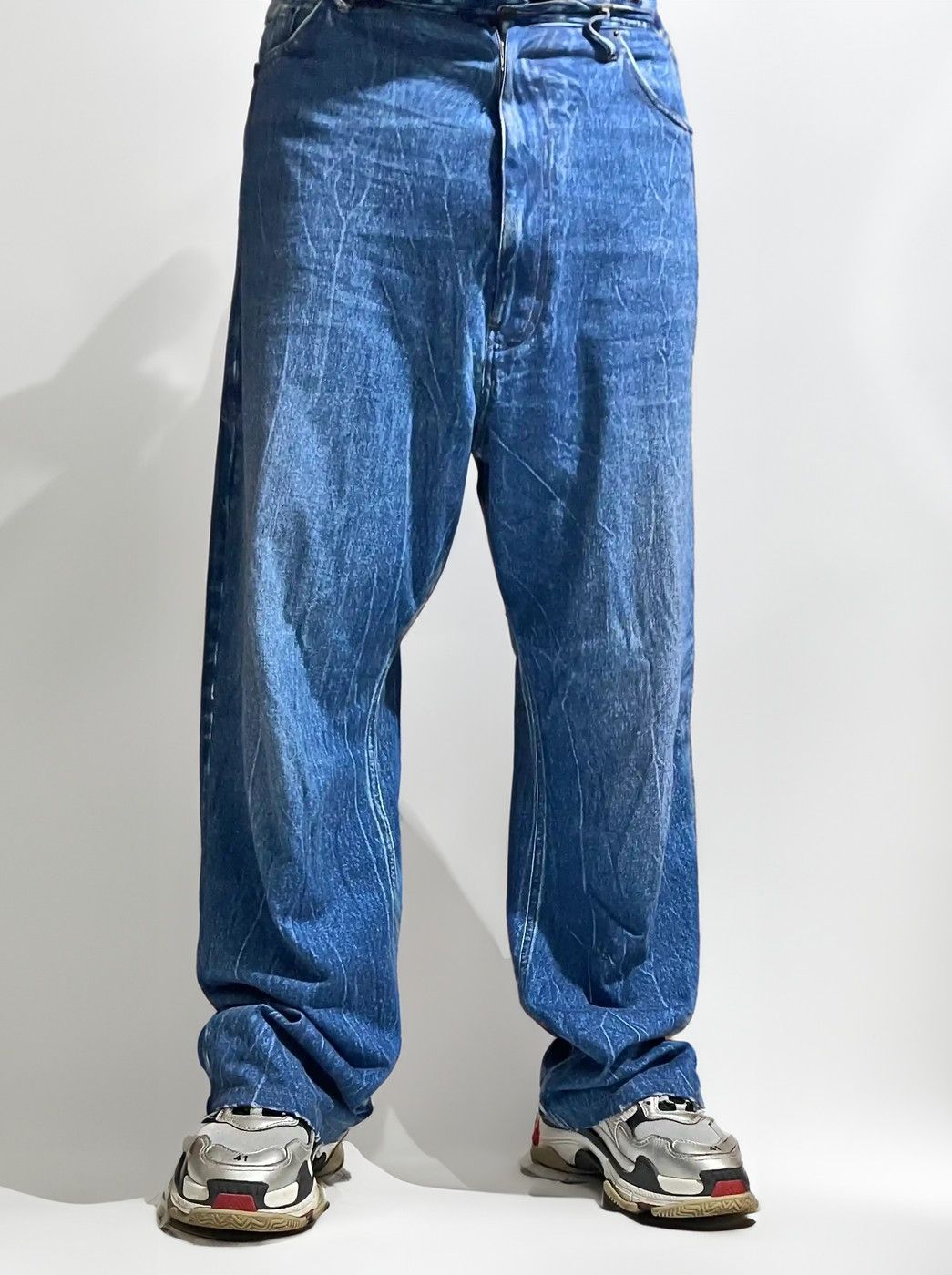 image of Balenciaga Jeans No Denim in Blue, Men's (Size 30)