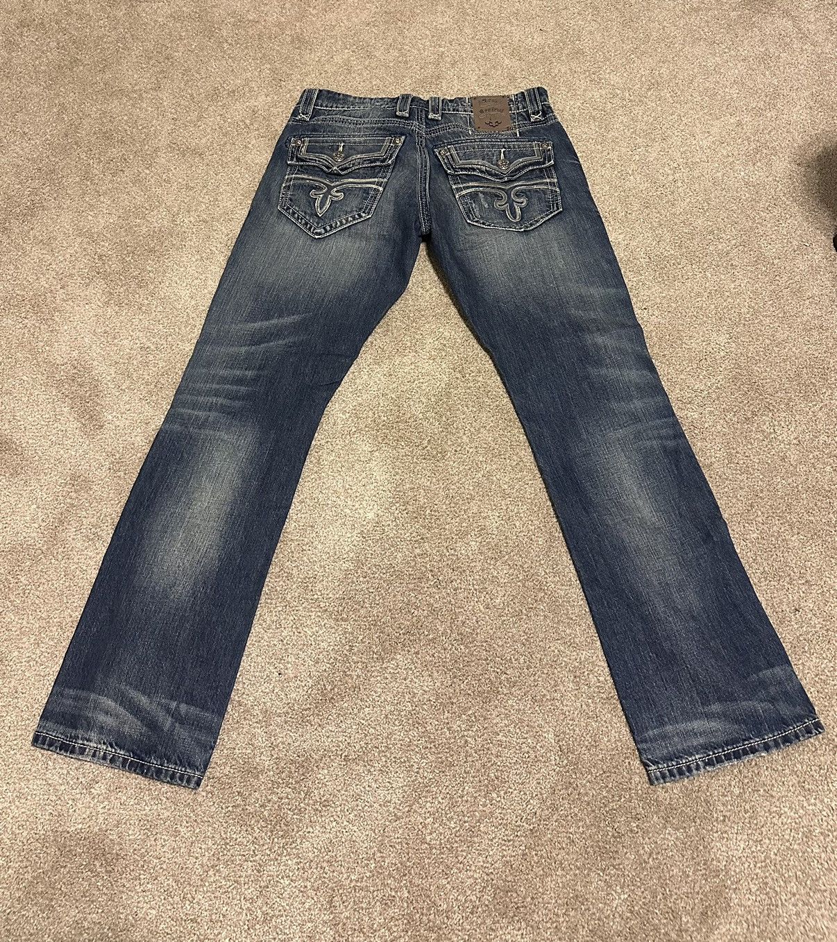 Ed Hardy True Religion Style Y2K Rock Revival Jeans Size US 32 / EU 48 - 4 Thumbnail