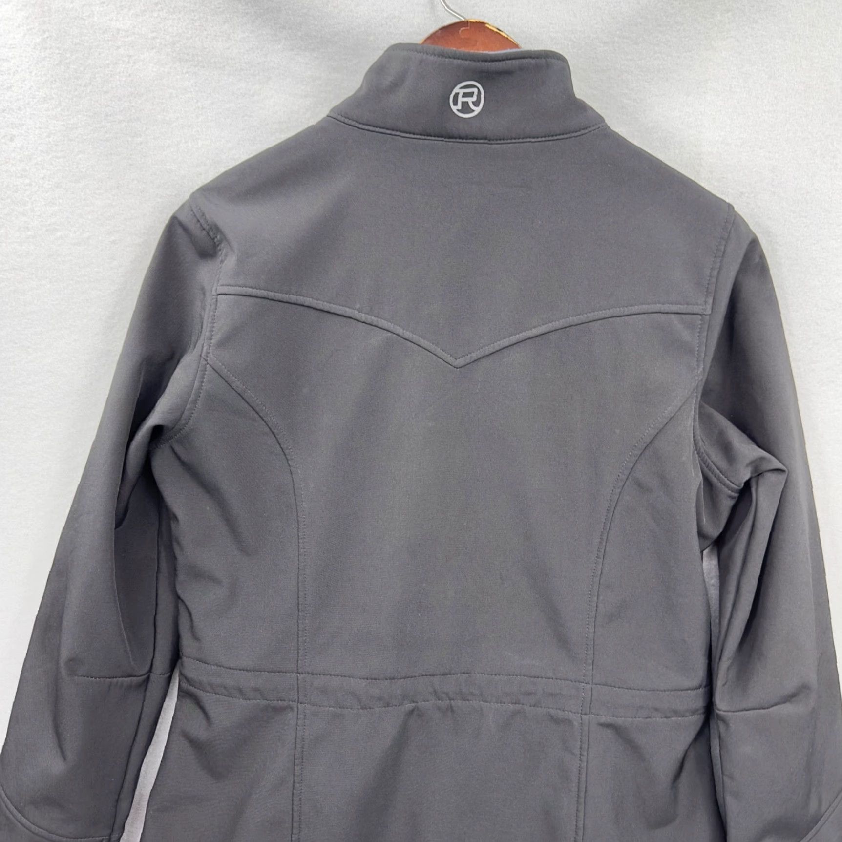 Roper Roper Jacket Womens M Black Softshell Lined Western Casual Shirt Coat Mens? Size M / US 6-8 / IT 42-44 - 6 Thumbnail