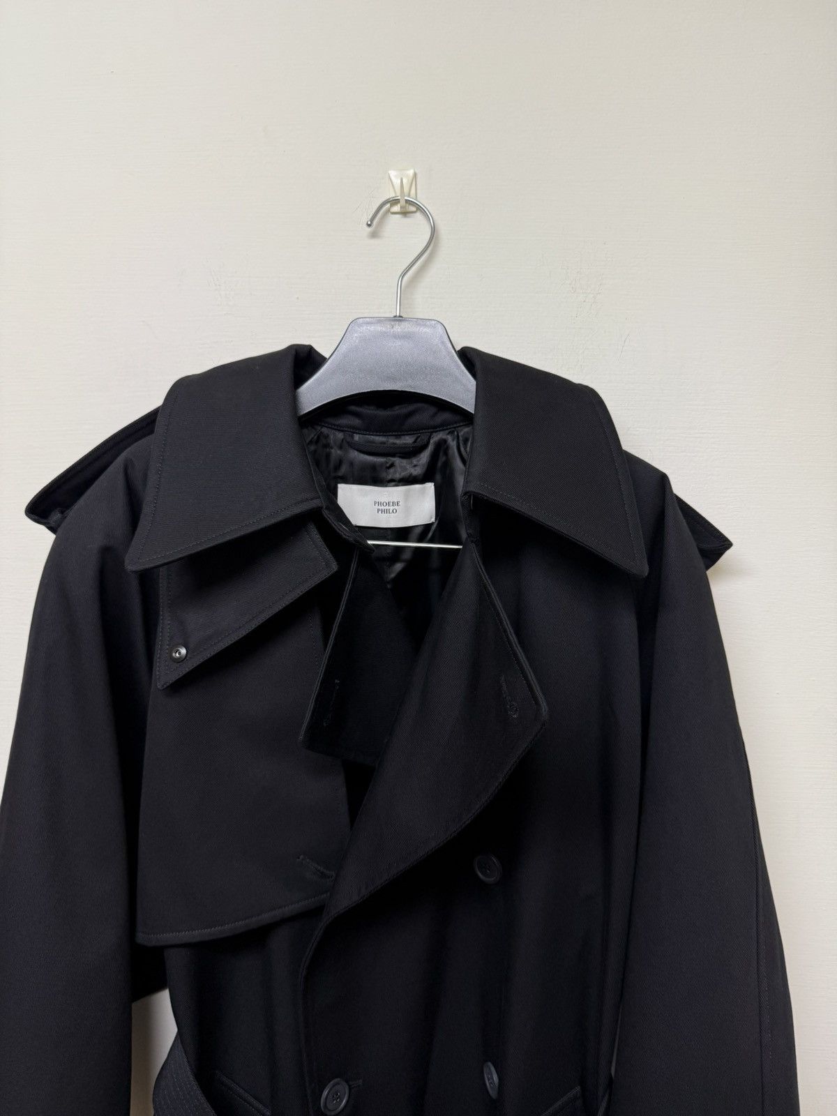 Phoebe Philo Phoebe philo Long Raglan Trench with Padded Shoulder Jacket Size M / US 6-8 / IT 42-44 - 8 Thumbnail