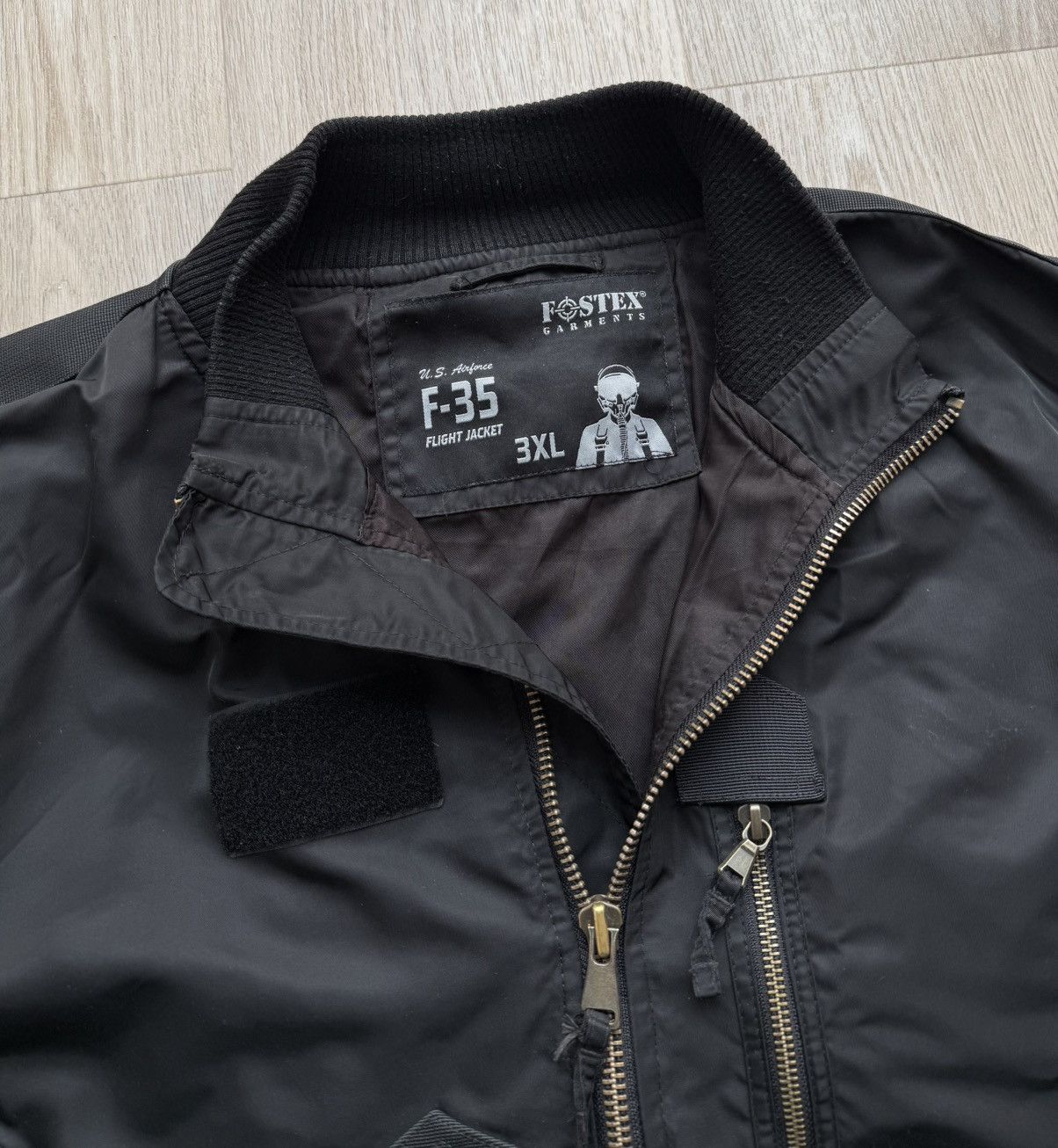 Fostex Garments Vintage Fostex Garments F-35 Military Flight Bomber Jacket Size US XXL / EU 58 / 5 - 8 Thumbnail