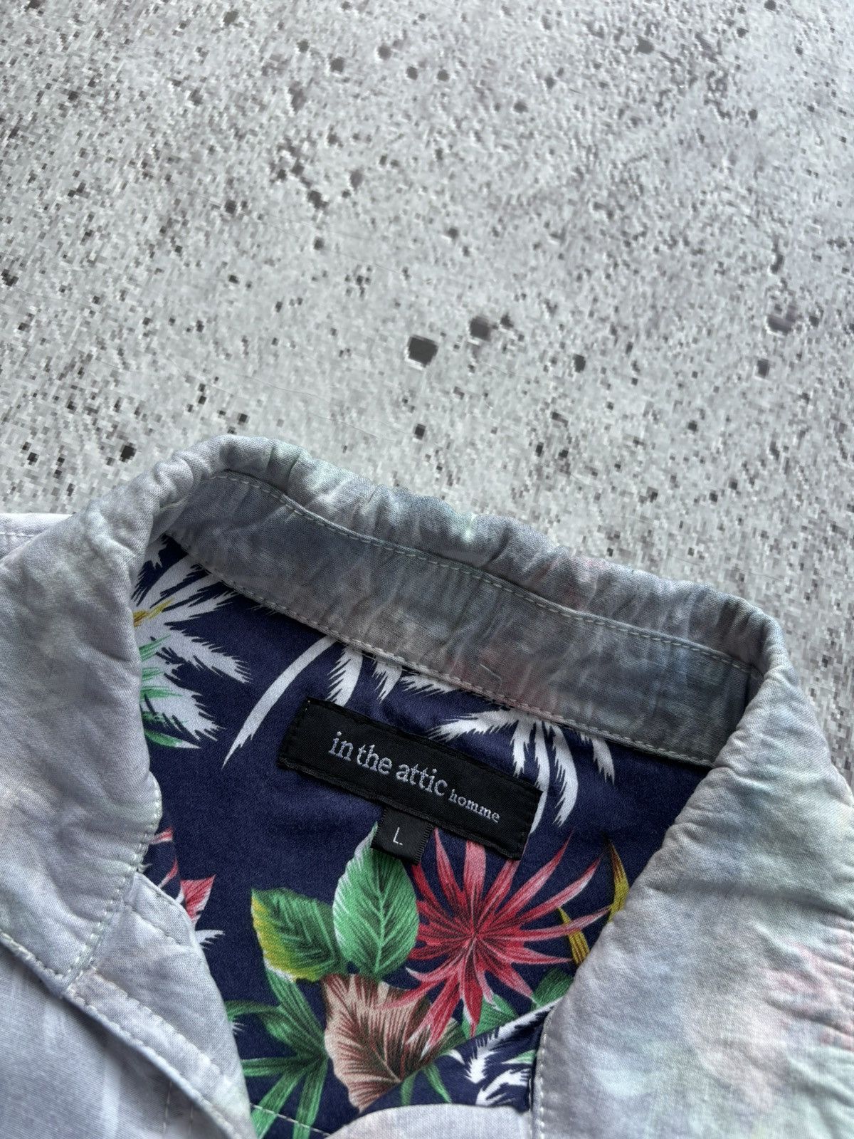 In The Attic Y2k In the attic homme floral hawaii style shirt Size US L / EU 52-54 / 3 - 8 Thumbnail