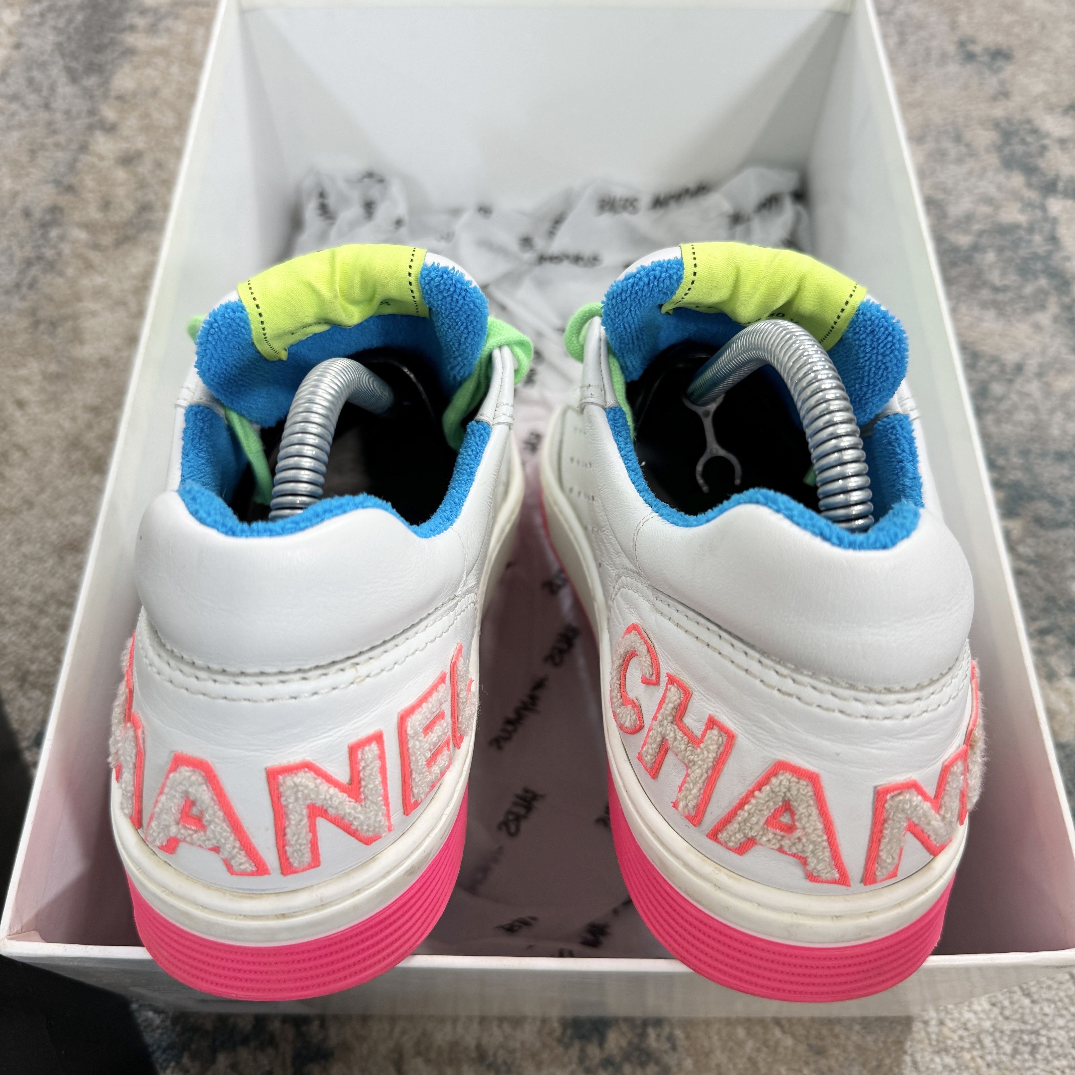 Chanel Chanel G35934 Trainers In White & Multi RRP £950 Size US 7.5 / EU 40-41 - 5 Thumbnail