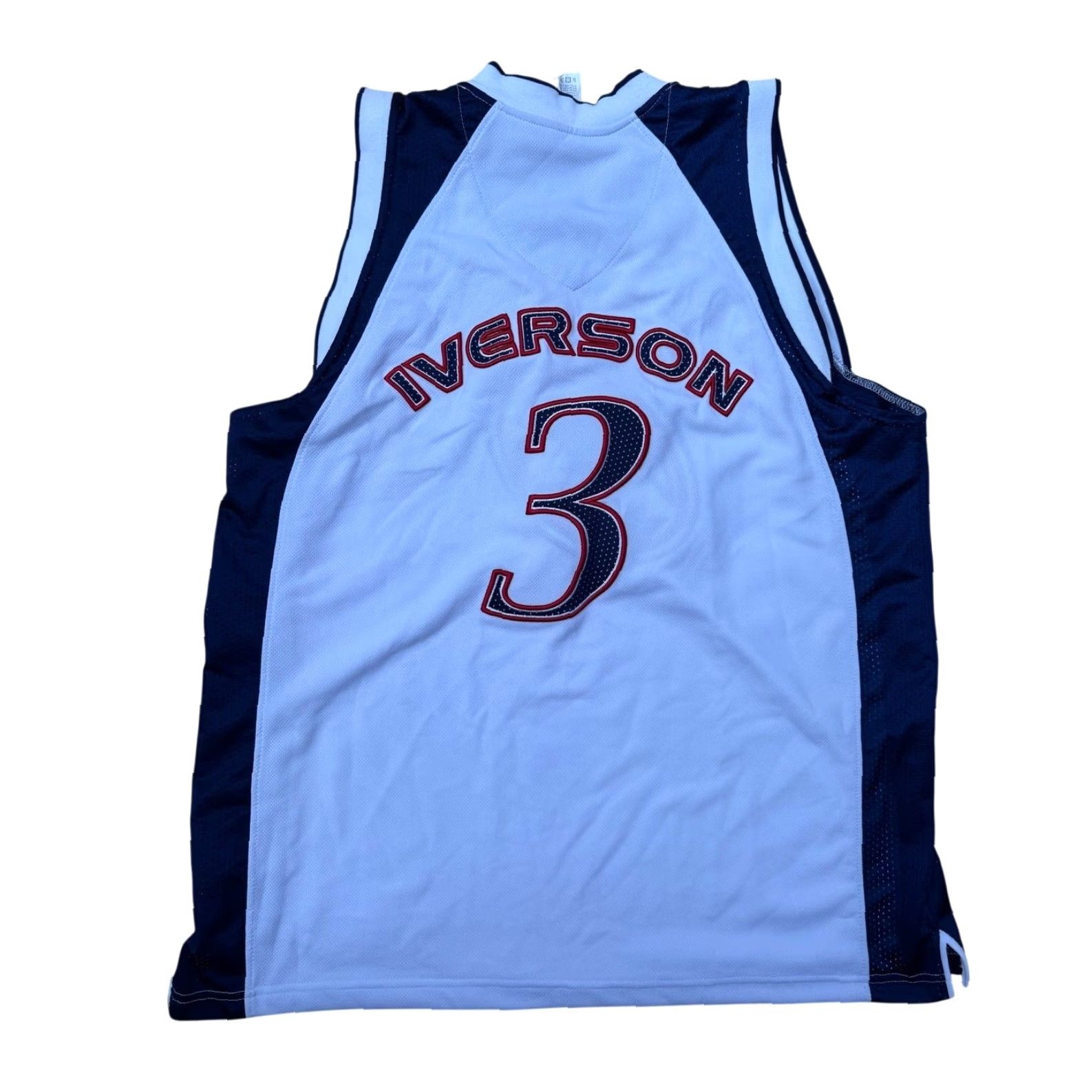 Reebok VINTAGE Reebok Limited Edition AI The Answer Allen Iverson Jersey M Hip Hop Y2K Shirt Adult Medium White Size US M / EU 48-50 / 2 - 2 Thumbnail