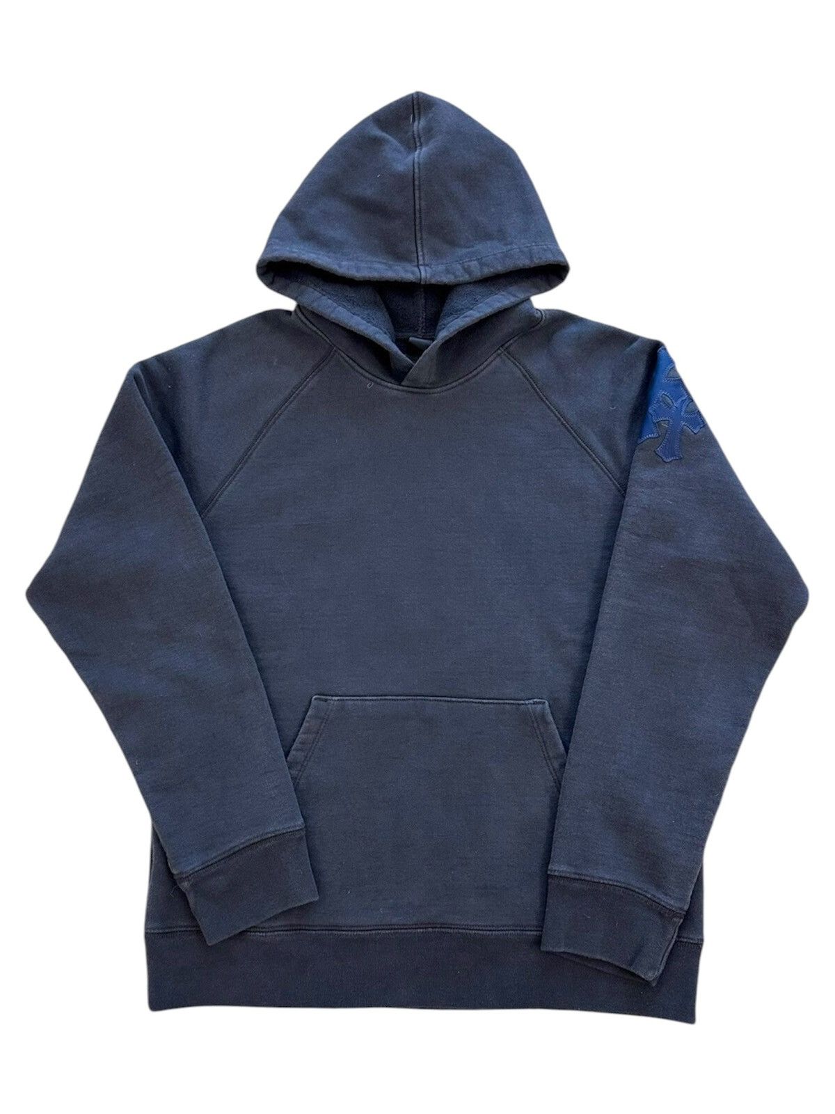 Chrome Hearts Chrome Hearts XL Triple Cross Leather Patches Navy Hoodie Size US XL / EU 56 / 4 - 2 Thumbnail