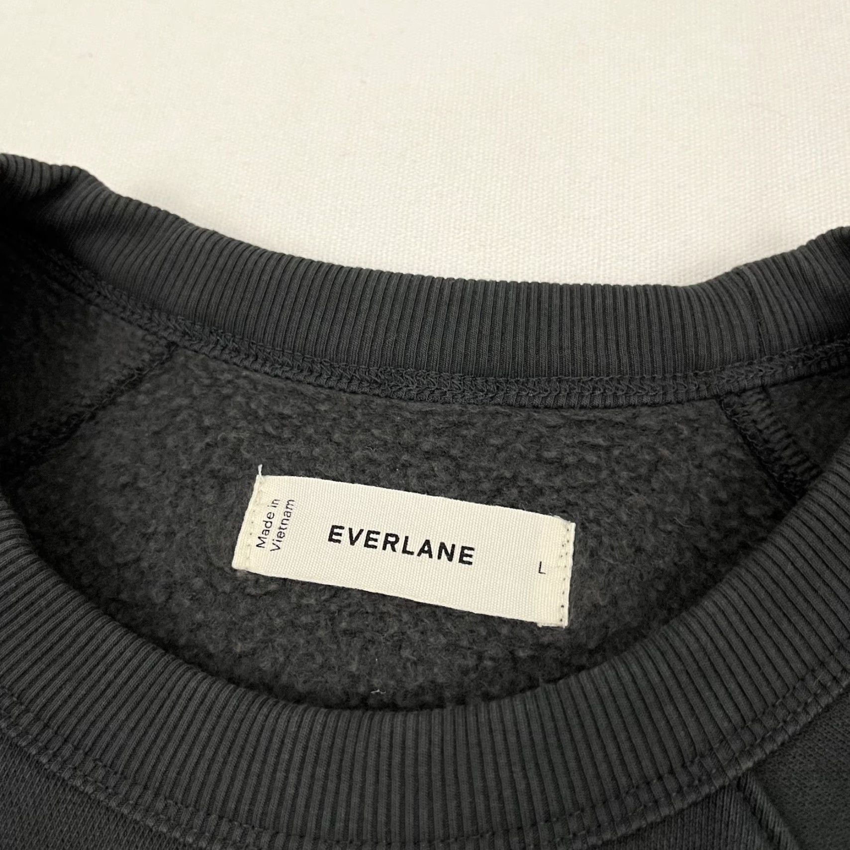 Everlane Everlane Sweatshirt Mens L Gray Luxe Fleece Crewneck Pullover Off Duty Terry Sweatshirt Size US L / EU 52-54 / 3 - 2 Thumbnail