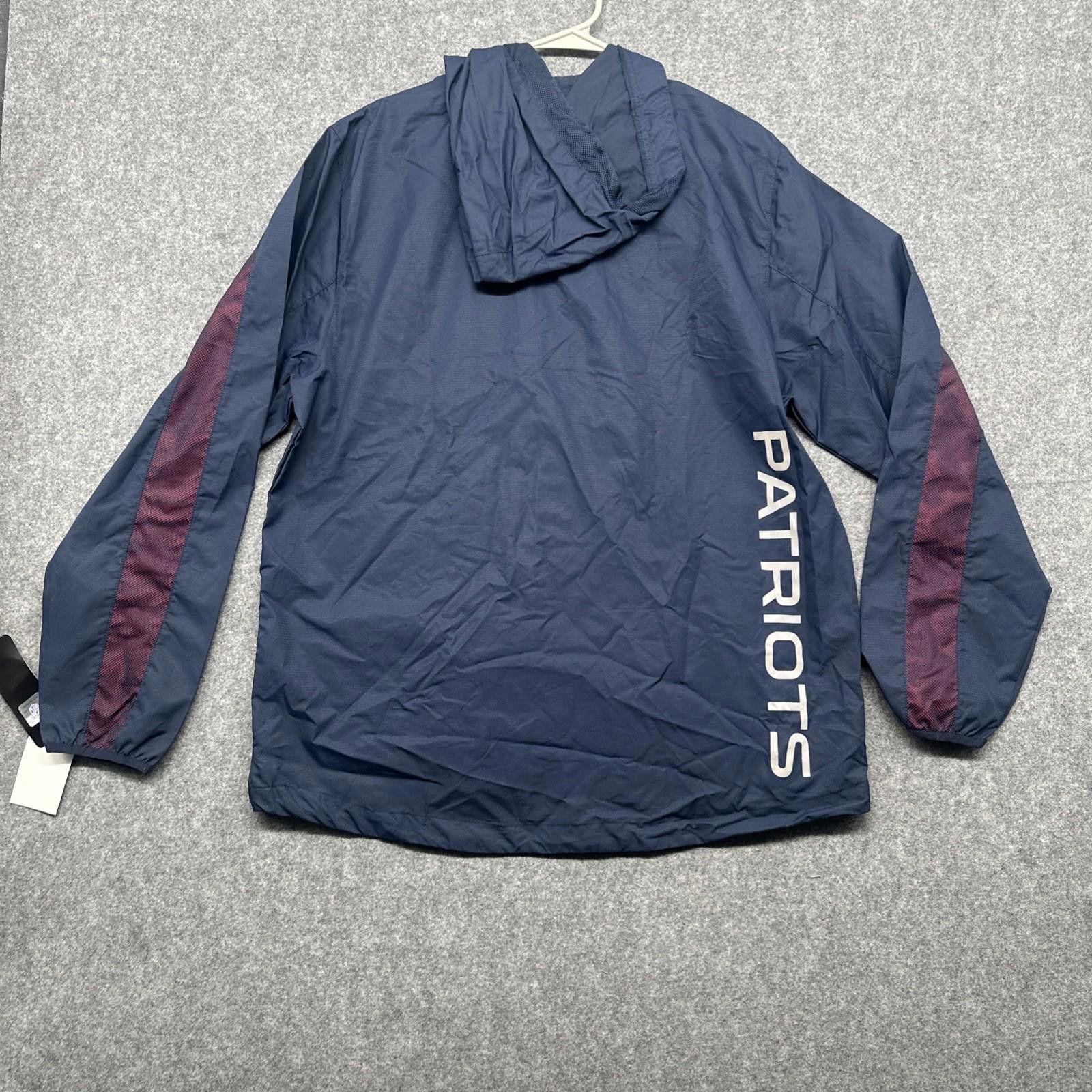 NFL New England Patriots Football NFL Pullover Jacket Large Size ONE SIZE - 6 Thumbnail