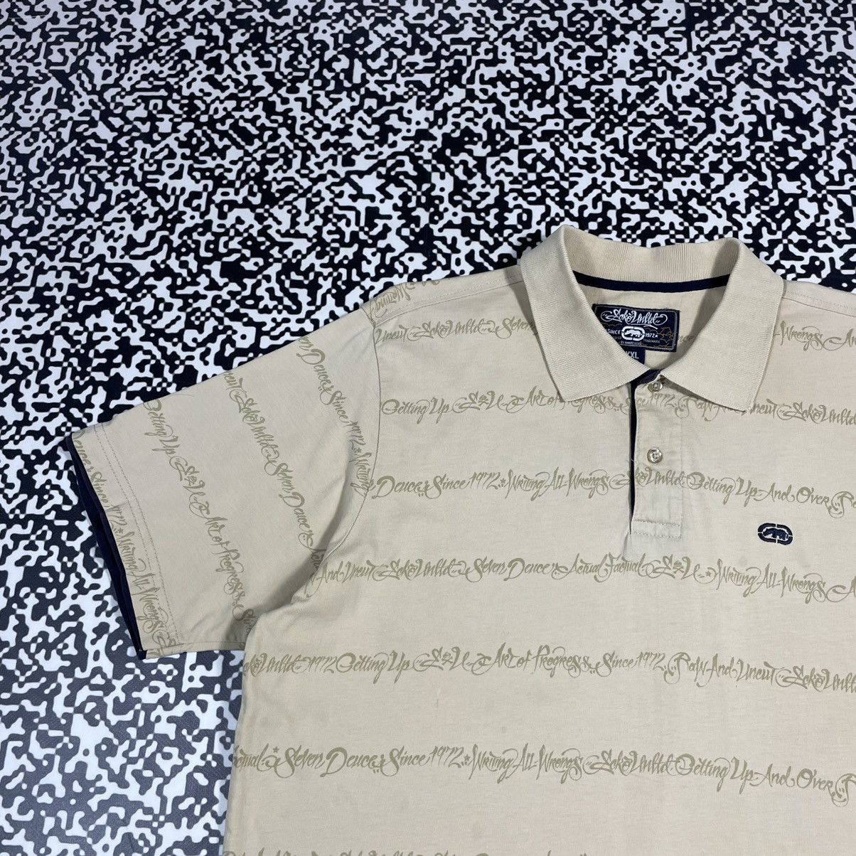 Ecko Unltd. Vintage Y2K Ecko Unlimited UNLTD Rap Polo Retro T-shirt Size US XXL / EU 58 / 5 - 8 Thumbnail