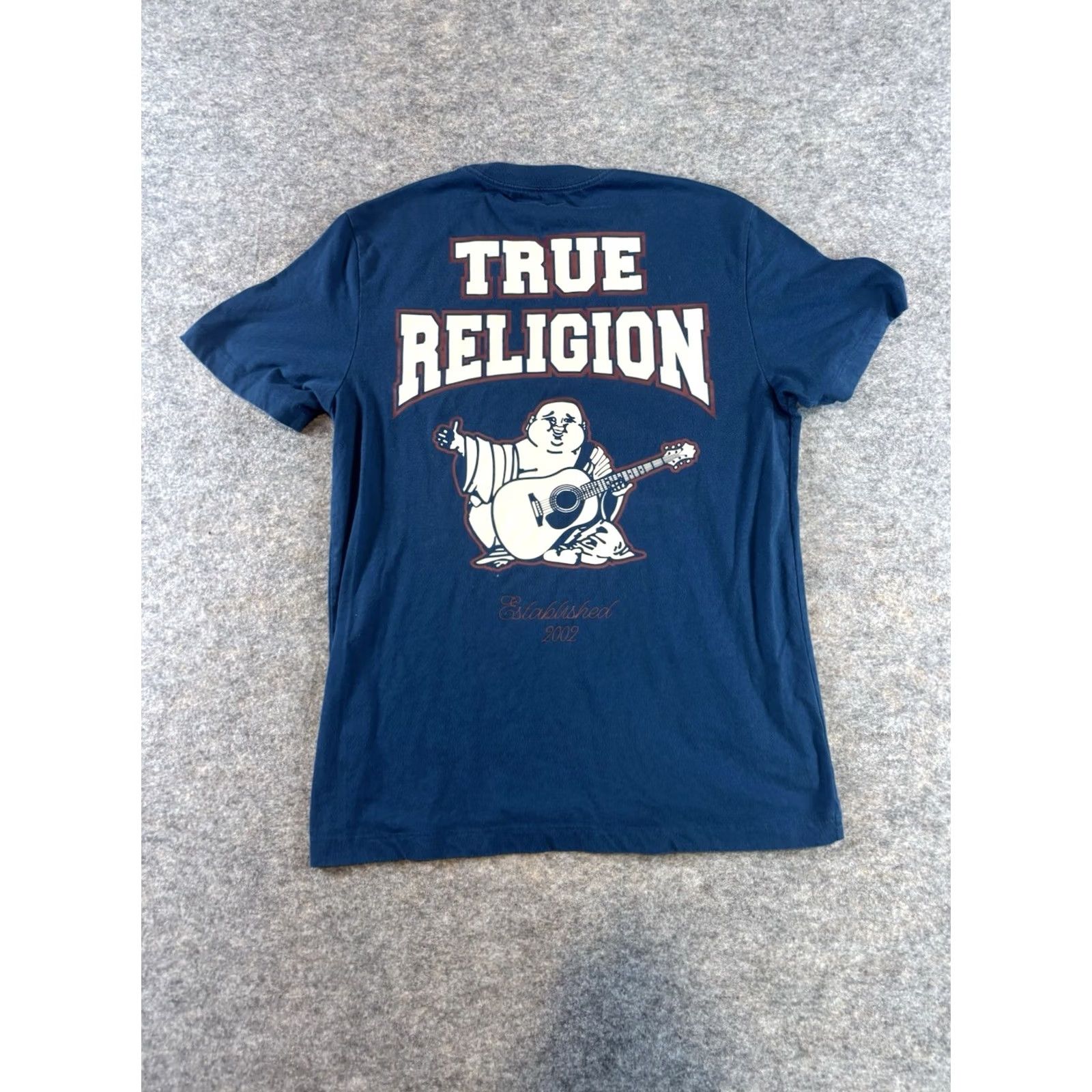 True Religion True Religion T-Shirt Shirt Men Navy Blue Short Sleeve Crew Neck Logo Back Size S Size US S / EU 44-46 / 1 - 6 Thumbnail