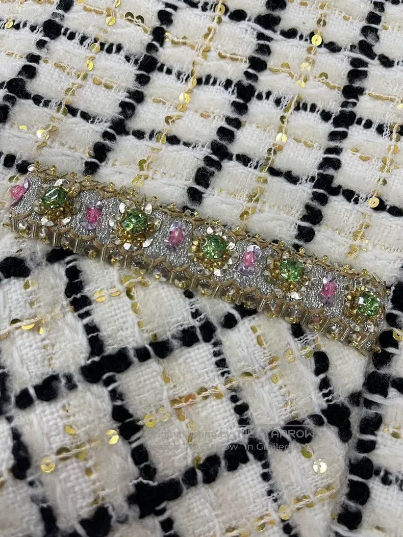 Other Valentino Tweed studded bead dress Size S / US 4 / IT 40 - 3 Thumbnail