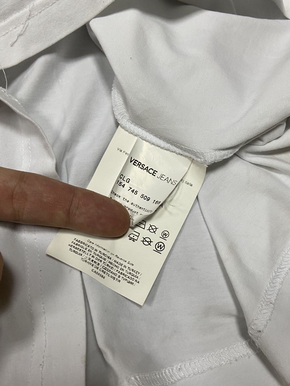 Versace Jeans Couture Versace Jeans Couture big logo t-shirt Size US S / EU 44-46 / 1 - 7 Thumbnail