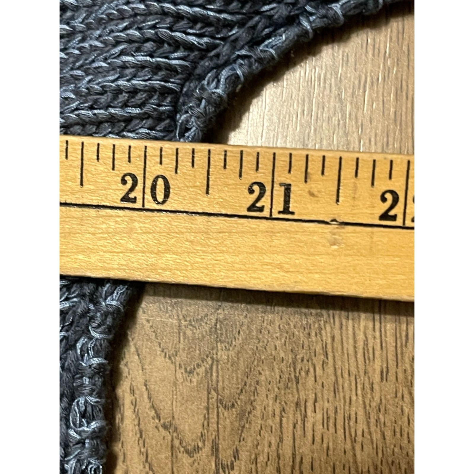 Vintage Bua Bua Shirt Women's Large Blue Knitted 3/4 Sleeve T-Shirt Pullover Casual Modern Knit Round Neck Regular Size L / US 10 / IT 46 - 5 Thumbnail
