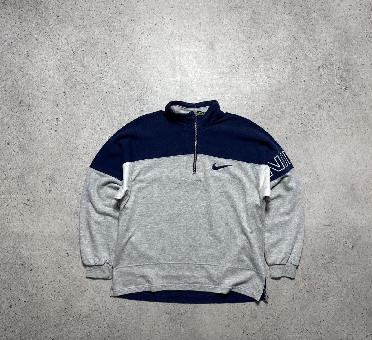 Nike Nike Vintage 90’s Sweatshirt Big Logo Swoosh Size S Size US S / EU 44-46 / 1 - 1 Thumbnail