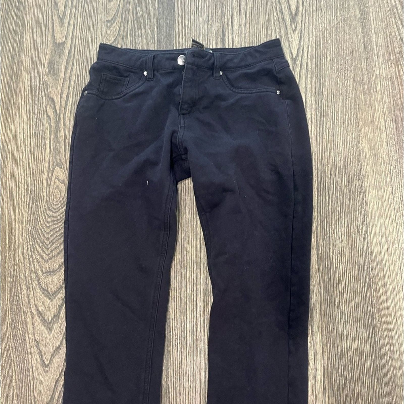 Vintage Like An Angel Pants Straight Leg Low Rise Cotton Blend M Size 29" - 3 Thumbnail