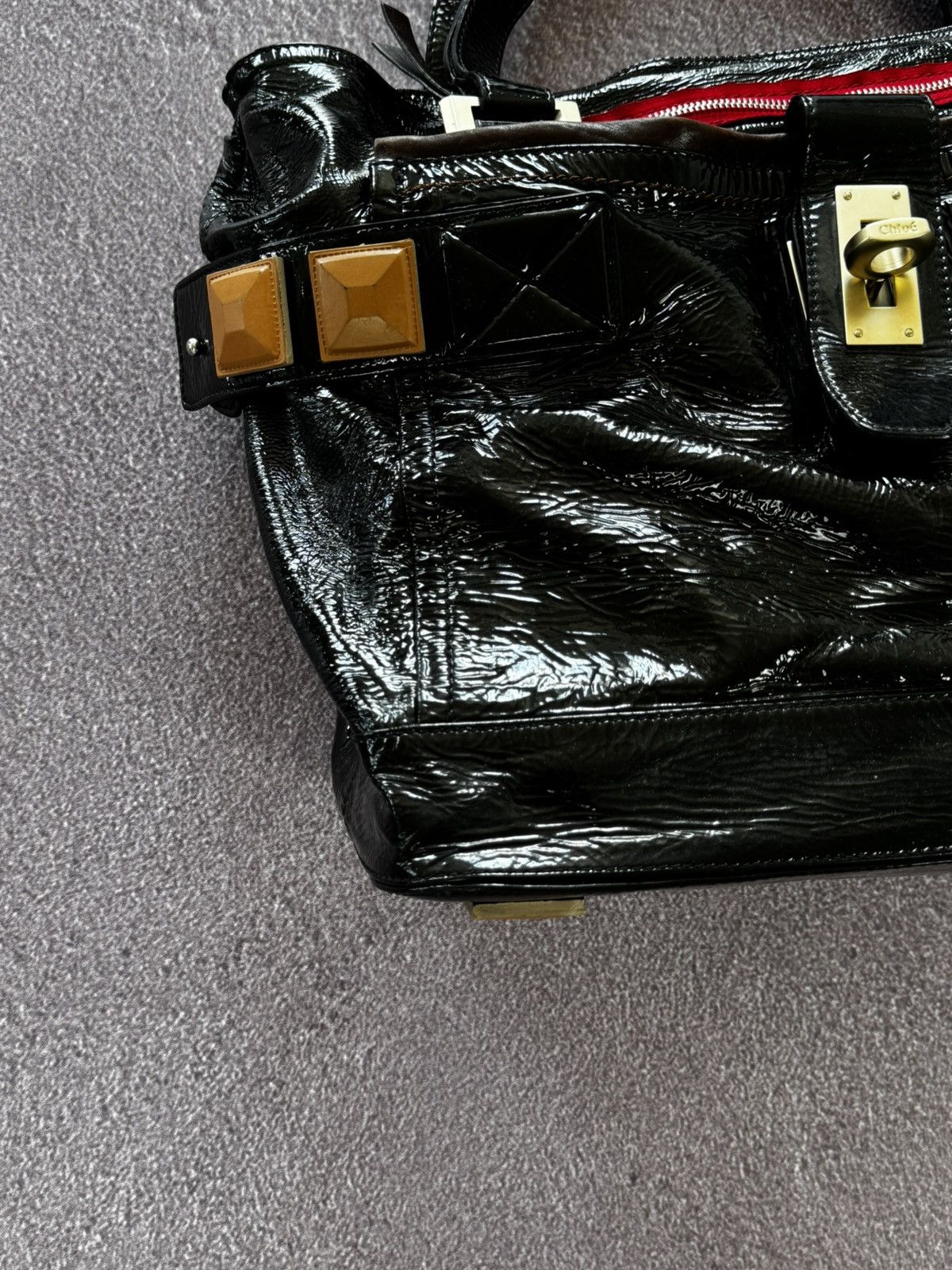 Chloe Chloe 00s Avant Garde Leather Audra Handle Bag Size ONE SIZE - 6 Thumbnail