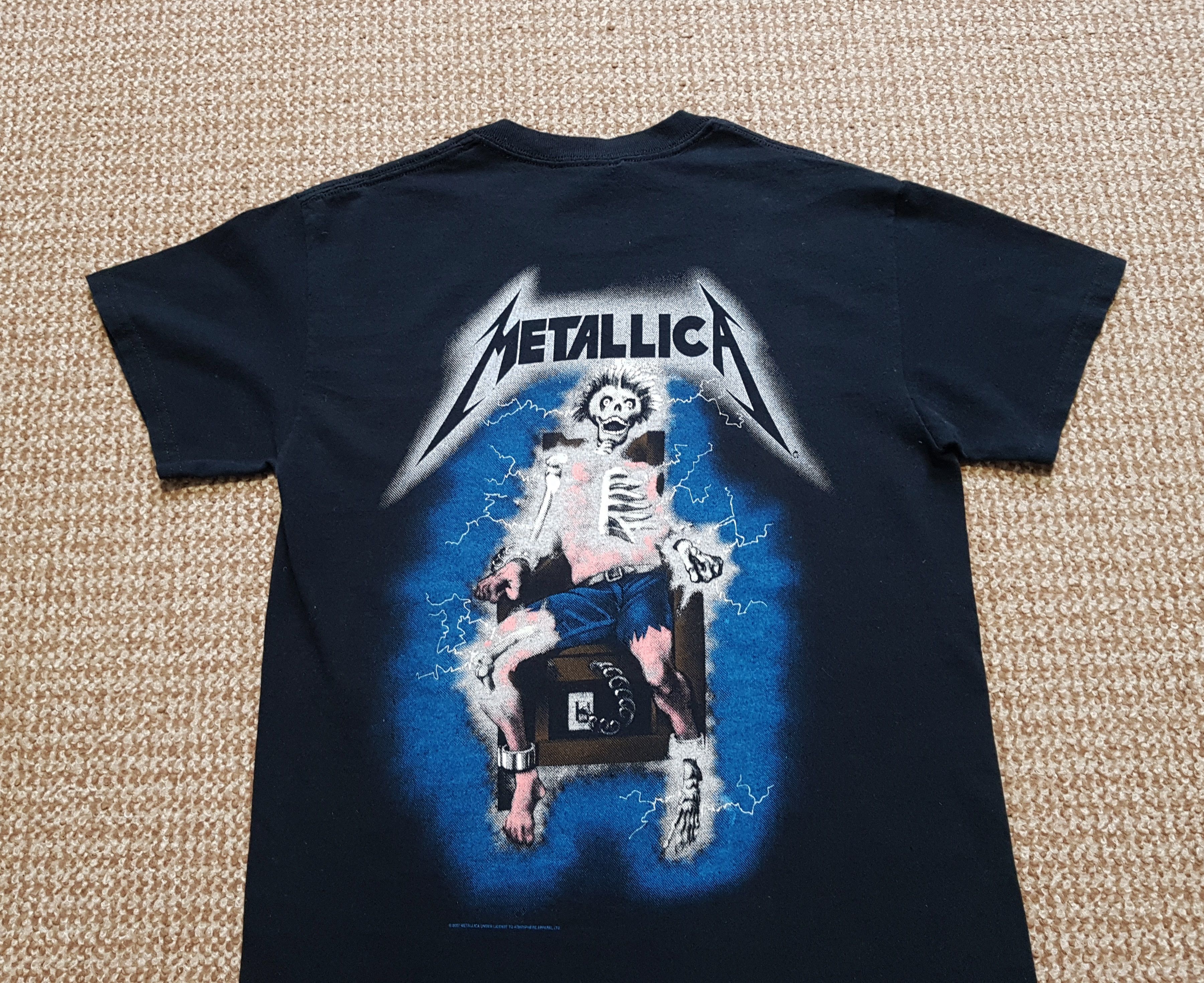 Metallica Metallica Vintage 2007 Ride The Lightning T Shirt Band S Size US S / EU 44-46 / 1 - 1 Thumbnail