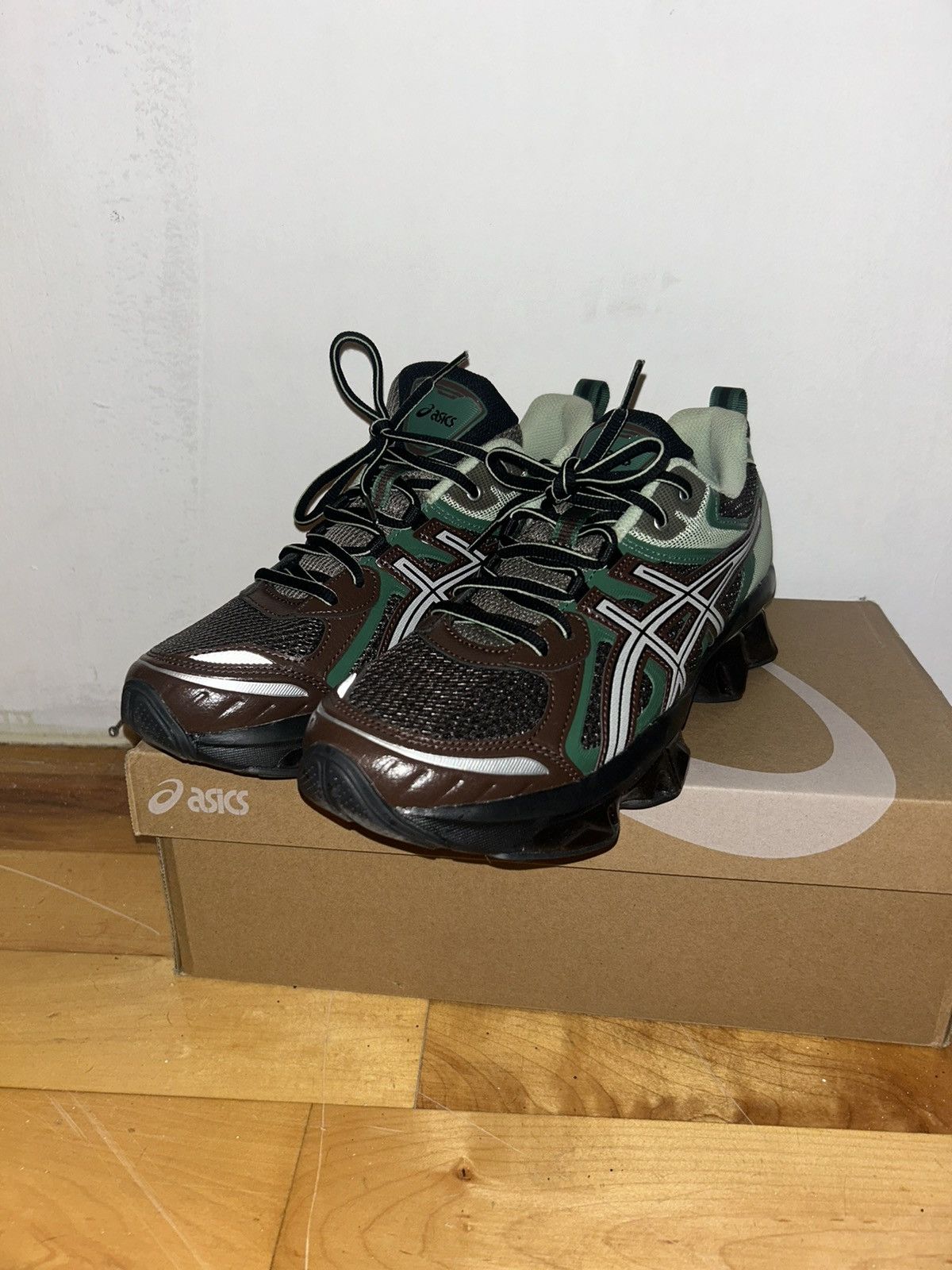 image of Asics Gel -Quantum Kinetic Shoes in Brown, Men's (Size 10)
