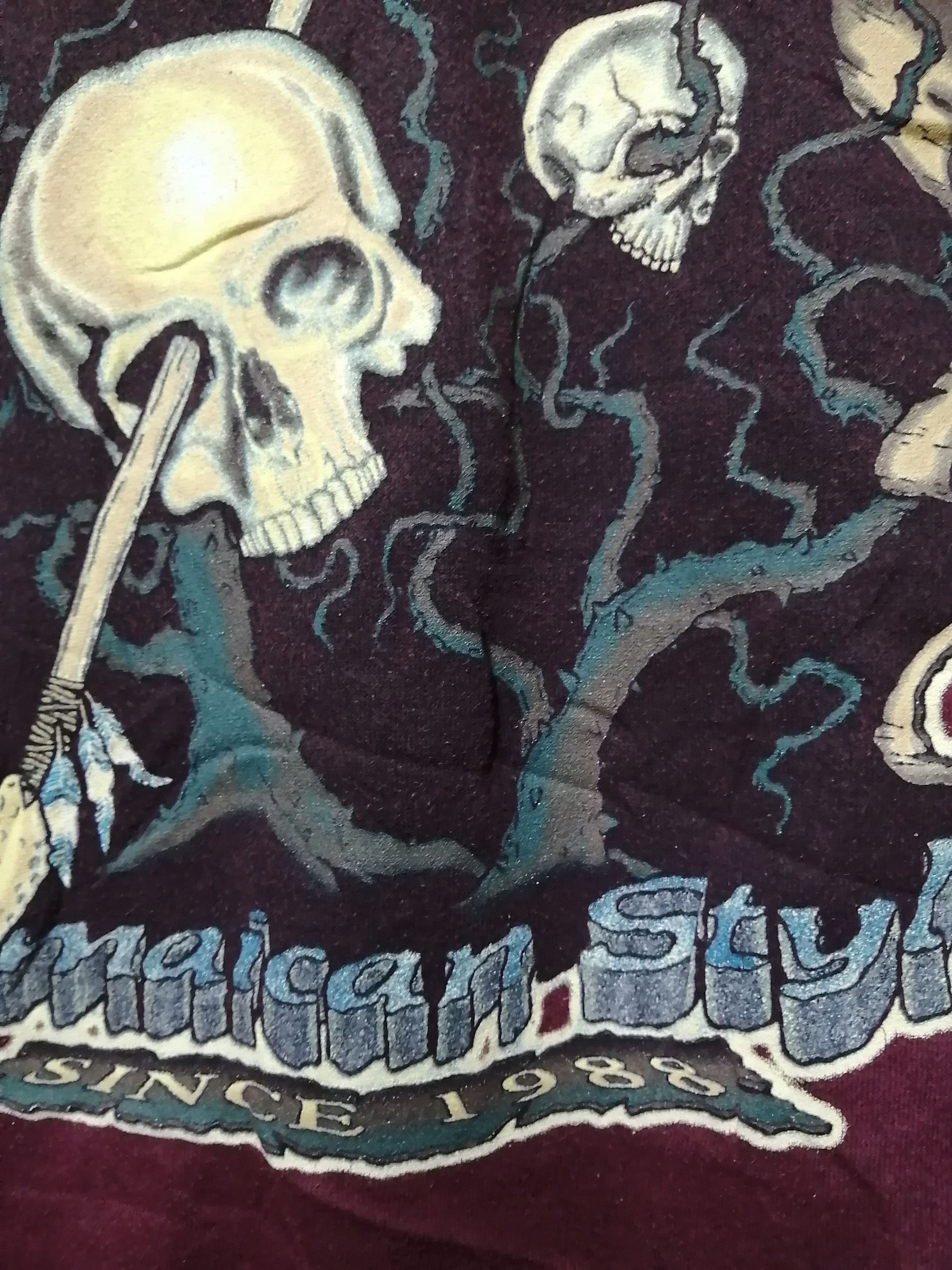 Vintage Thrashed Sun Faded Wicked irie Distressed Grunge Band Size US M / EU 48-50 / 2 - 7 Thumbnail