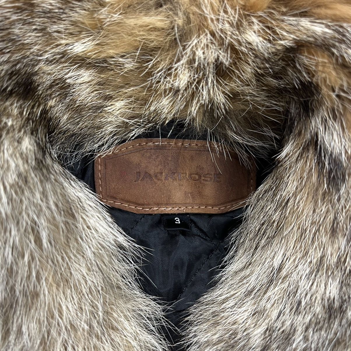 Isamu Katayama Backlash Jackrose bondage fur collar riders leather jacket vkei style Size US M / EU 48-50 / 2 - 7 Thumbnail