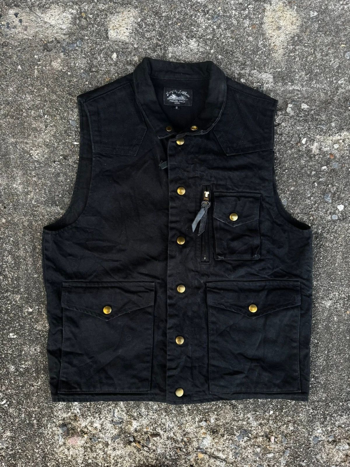 Harley Davidson Langlitz leathers B.D.riding vest Size US S / EU 44-46 / 1 - 1 Thumbnail
