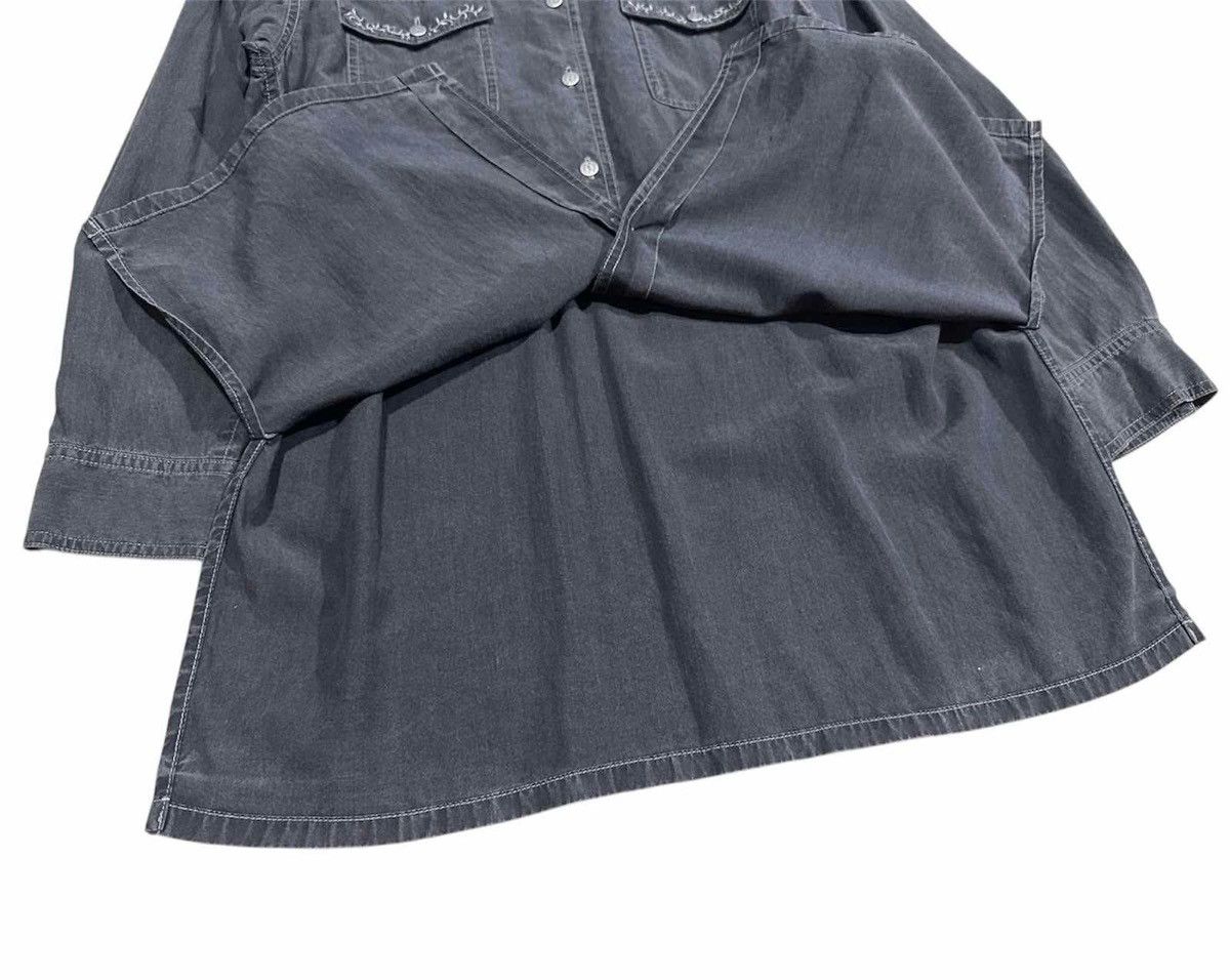🔥Japanese Y2K Tribal Embroidered Western Shirt Goth Punk