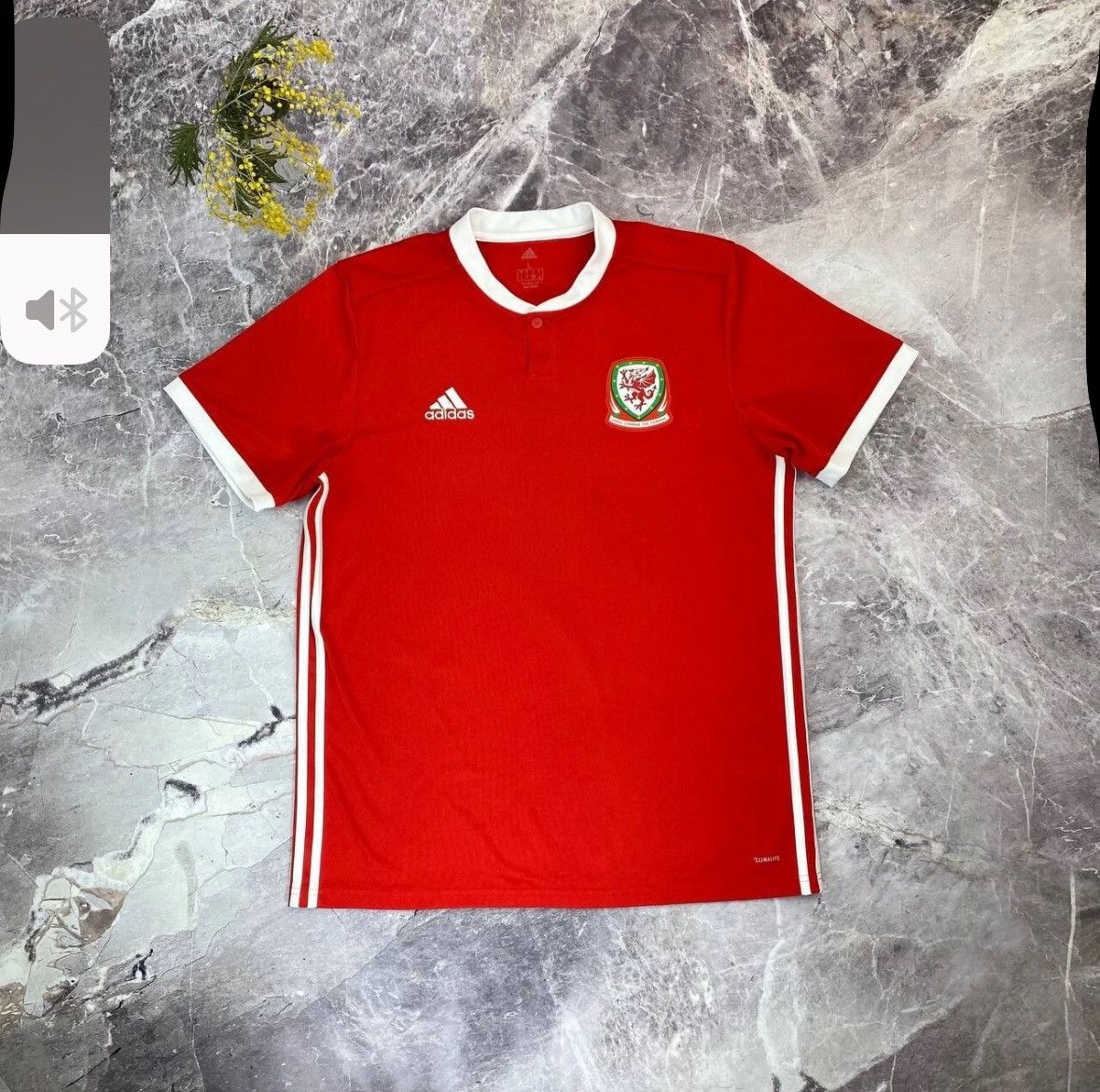 Adidas Adidas Wales Jersey 2018 National Team Home Football sz L Size US L / EU 52-54 / 3 - 3 Thumbnail