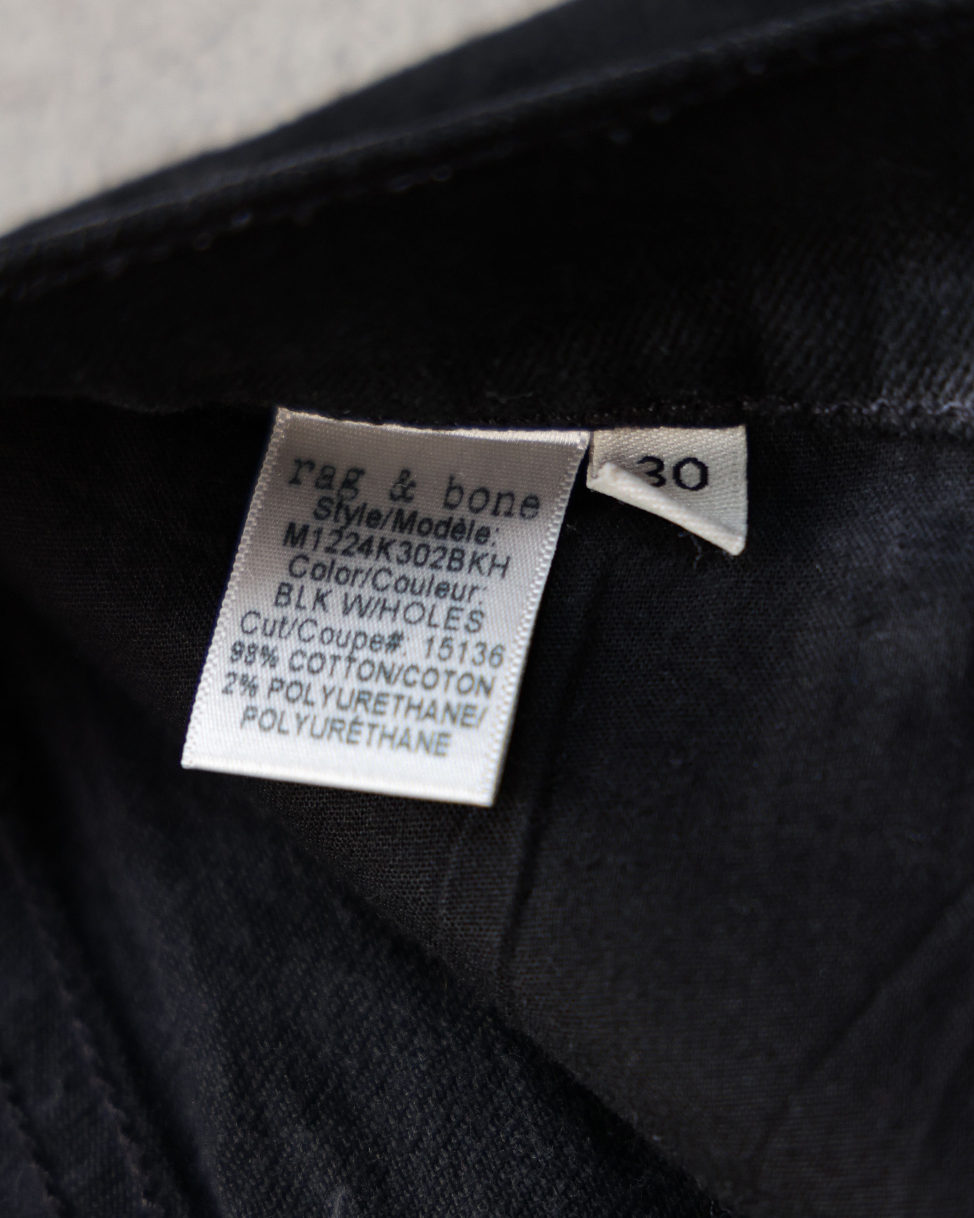 Rag & Bone rag&bone Fit 1 Skinny Ripped Knee Elongated Jeans Size US 30 / EU 46 - 6 Thumbnail