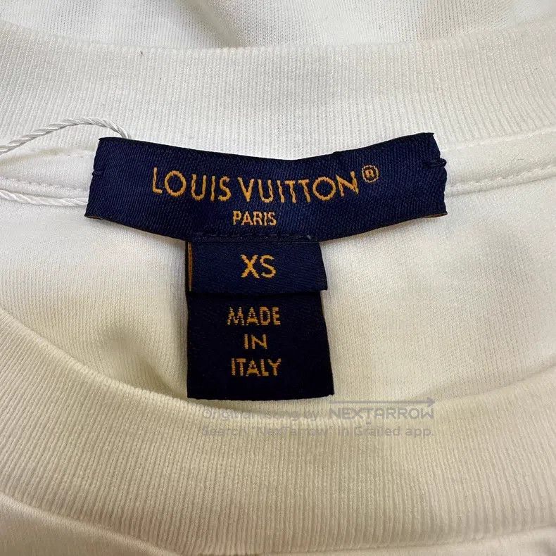 Louis Vuitton Louis Vuitton By The Pool White Ruffle Sleeve Monogrammed Size XS / US 0-2 / IT 36-38 - 6 Thumbnail