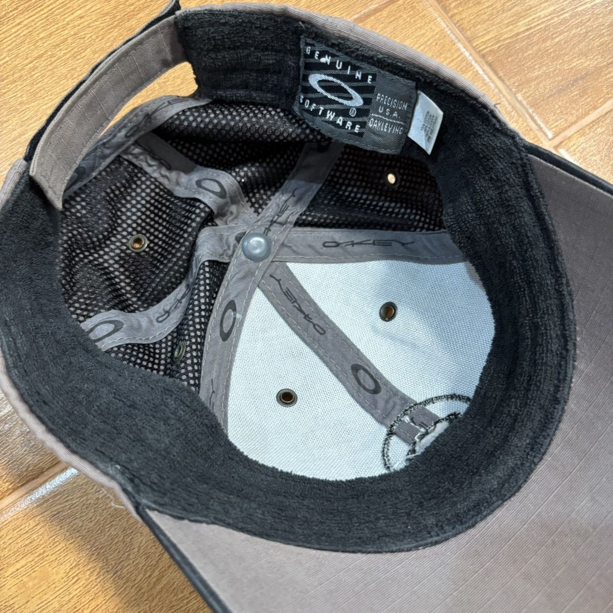 Oakley × Vintage Vintage ΟaκΙey Sun Fade Strapback Hat Size ONE SIZE - 10 Thumbnail