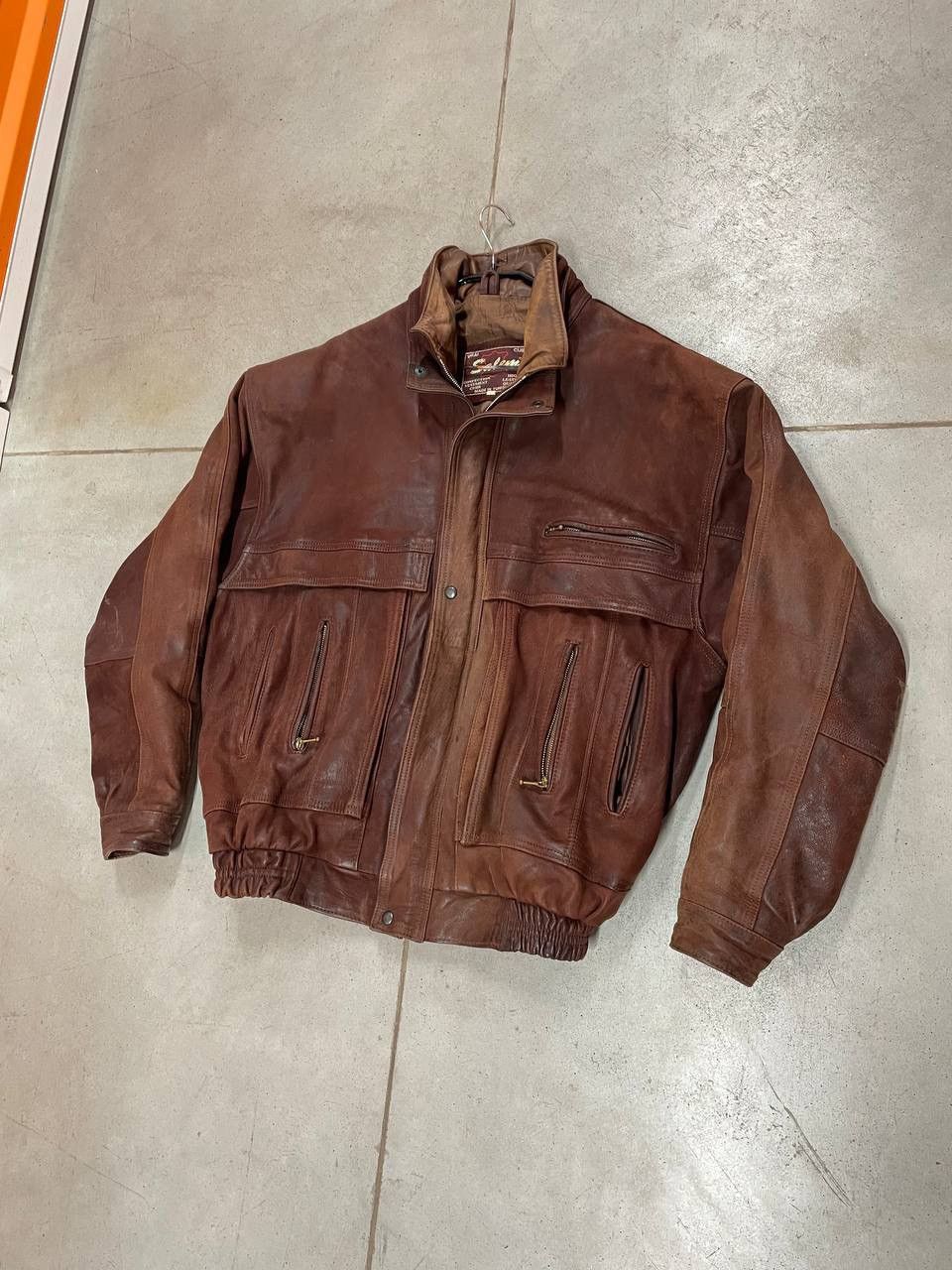 Genuine Leather Y2K True Vintage Leather Jacket Size US L / EU 52-54 / 3 - 2 Thumbnail