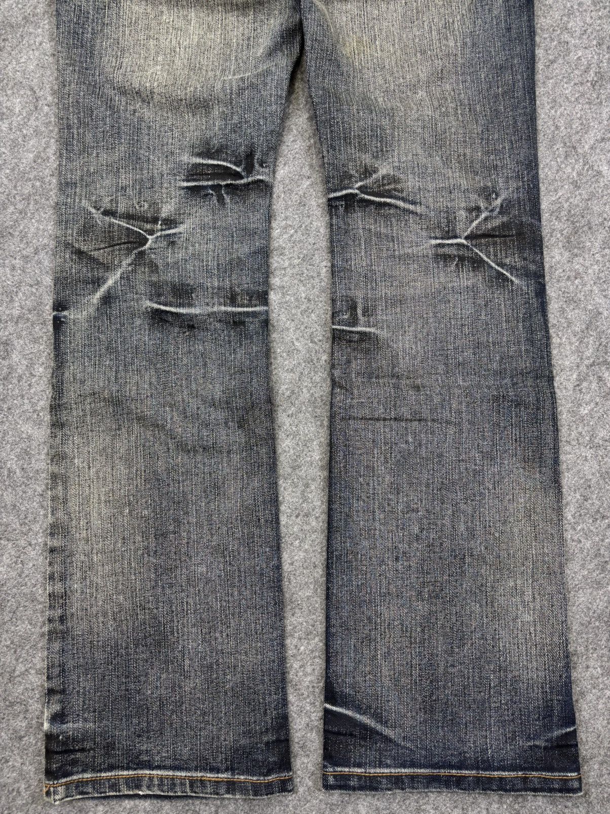 Japanese Brand 💥FLARE💥Archival Streetwear NCFM Sick Fades Denim F703 Size US 30 / EU 46 - 16 Thumbnail