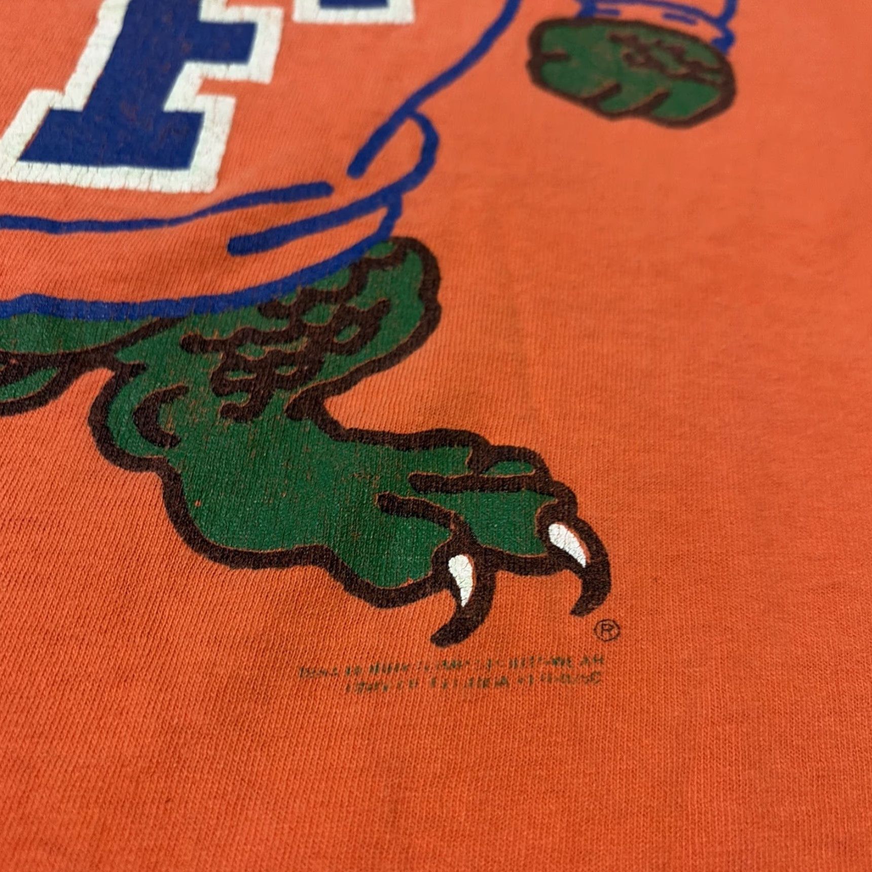 Vintage VINTAGE University Of Florida Gators Mascot Orange XL T-Shirt Mens 90s Size US XL / EU 56 / 4 - 4 Thumbnail